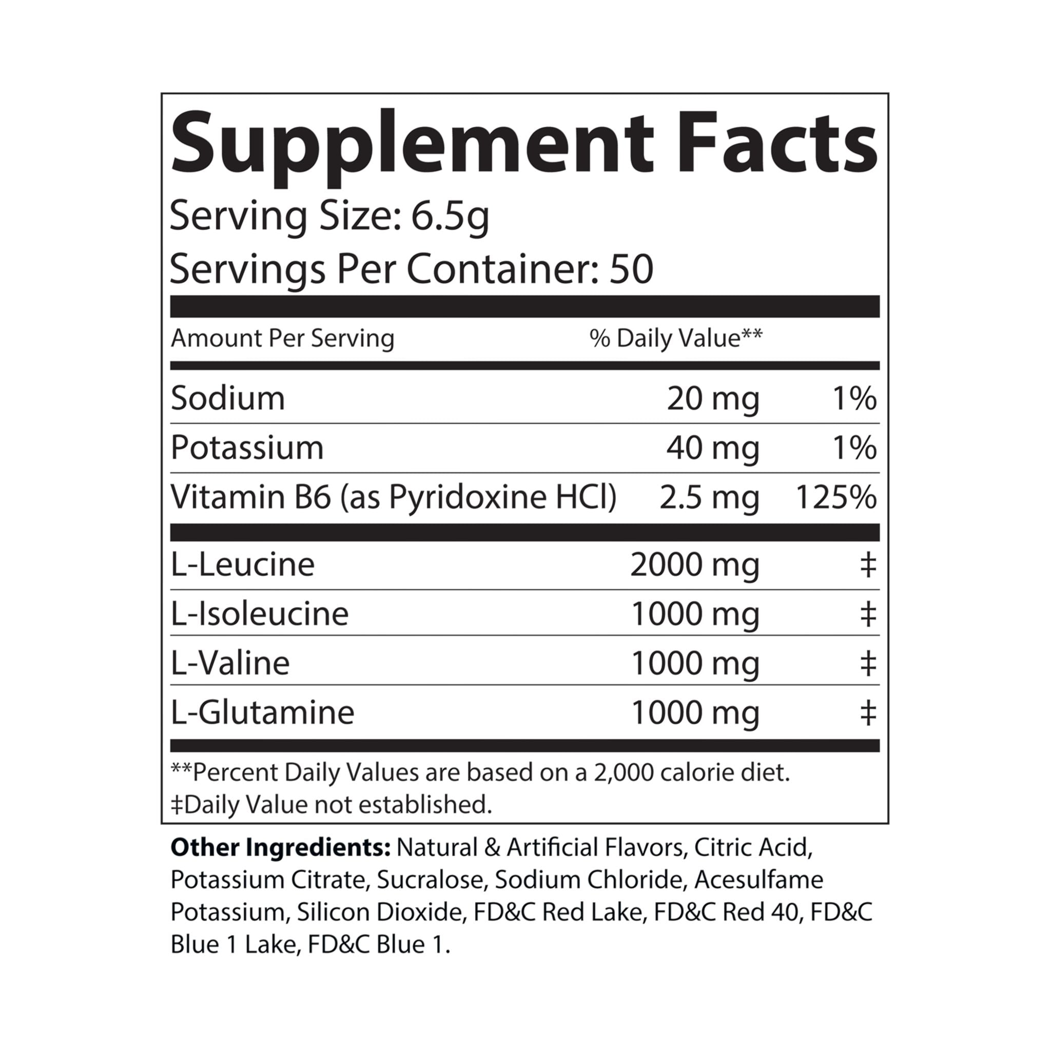Dorpamine Vitality BCAA Supplement Grape