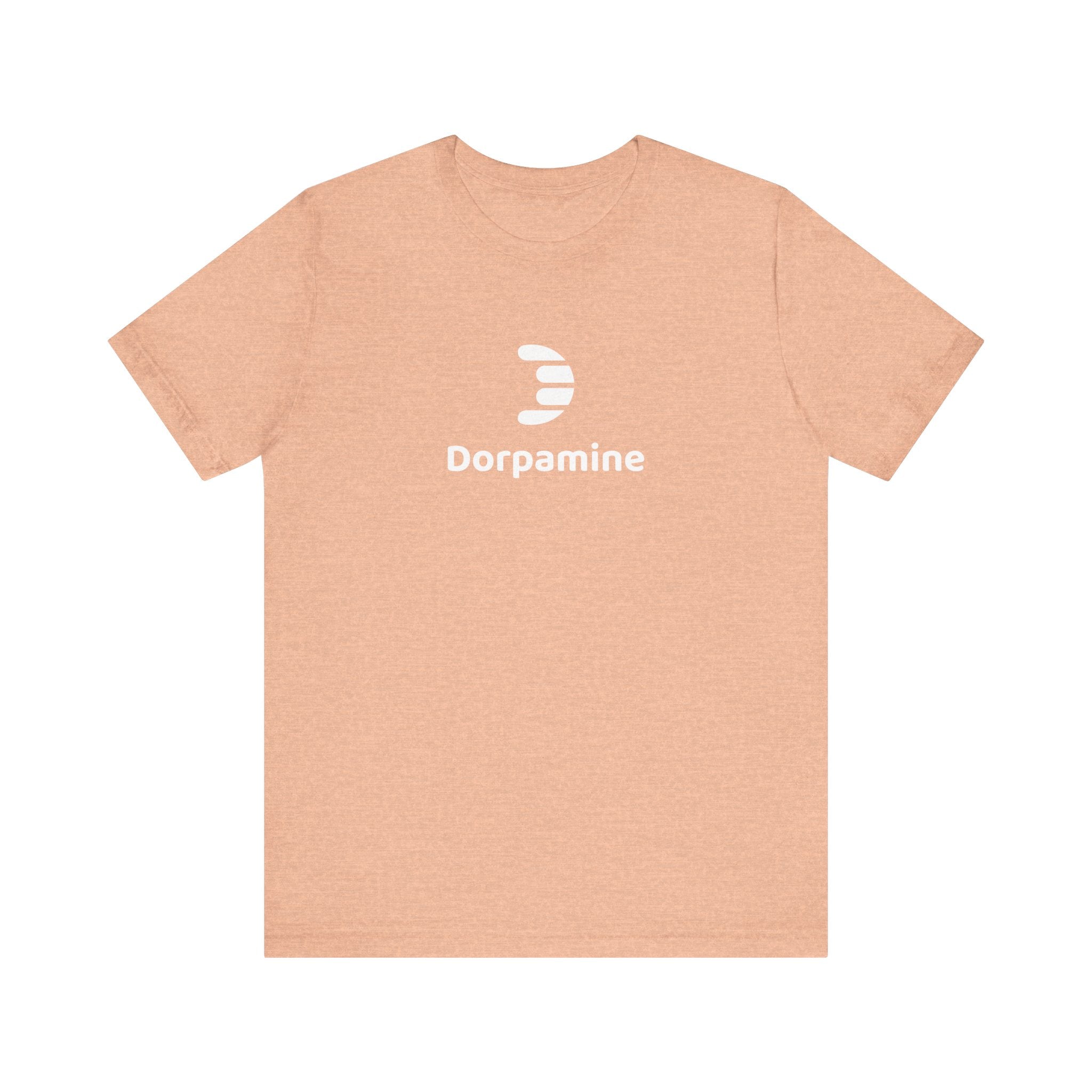 Dorpamine Classic Full Logo White Unisex Jersey Short Sleeve Tee