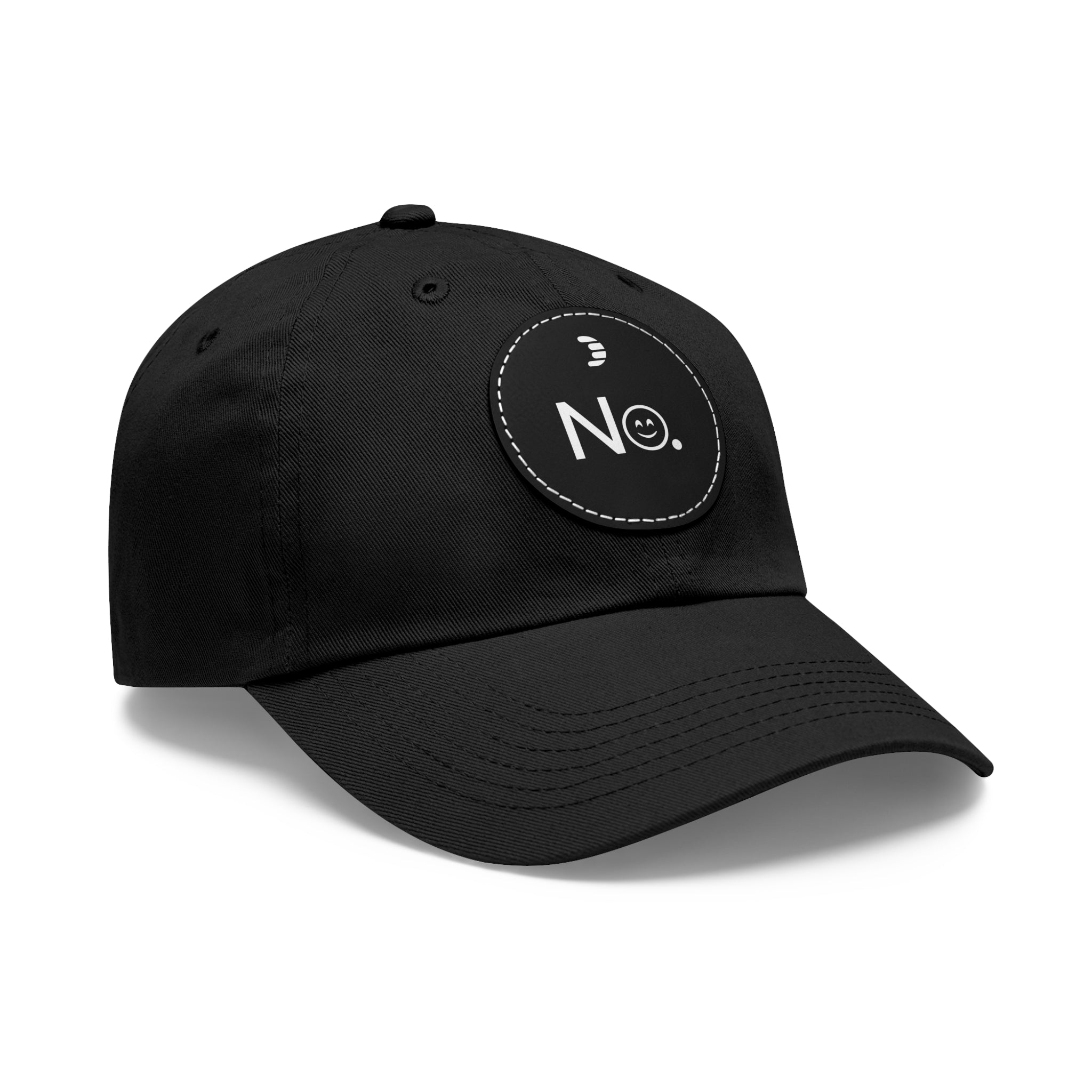 Dorpamine "No." Reclaiming Your Time Series Hat with Leather Patch (Round)