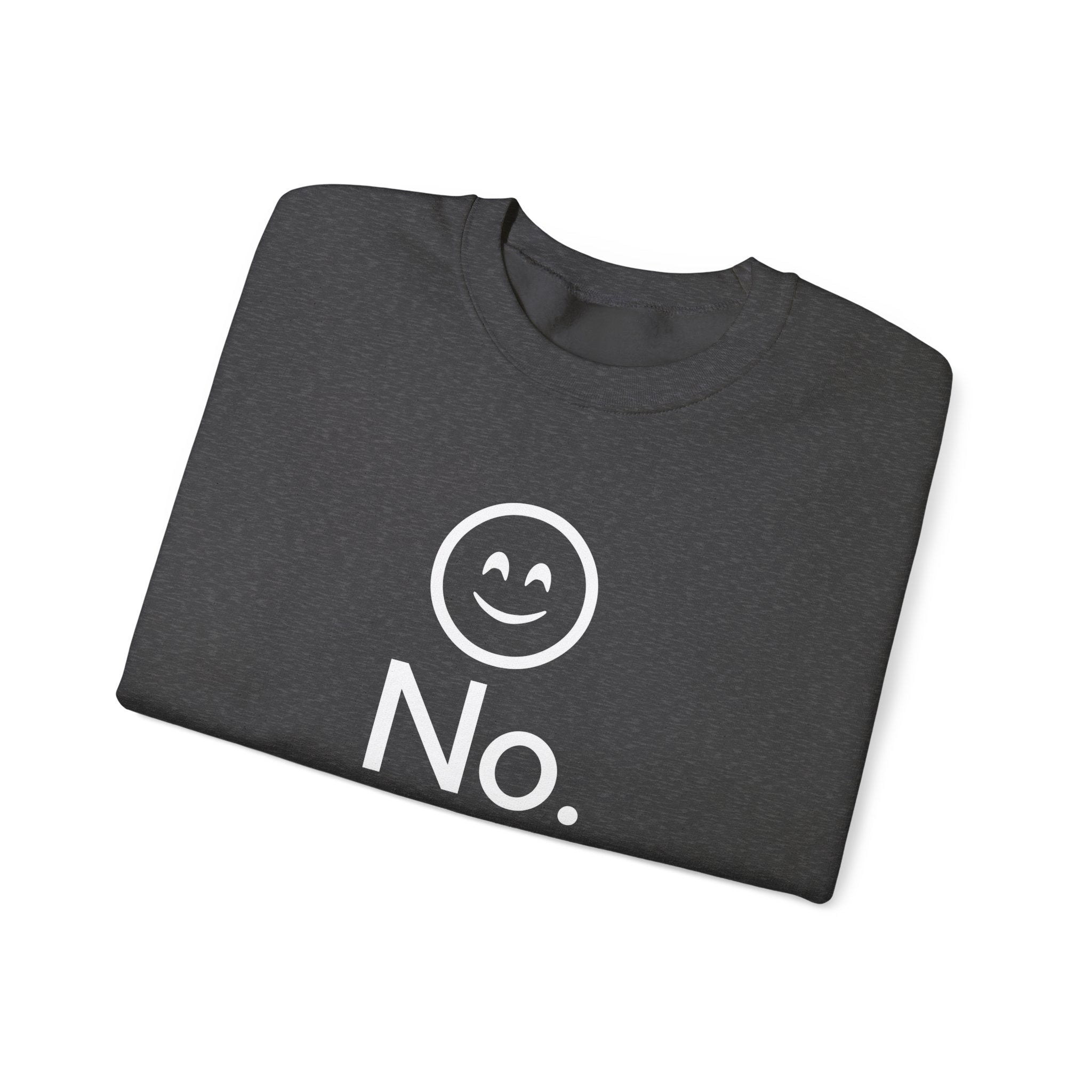 Dorpamine "No." Reclaiming Your Time Series White Text Unisex Heavy Blend™ Crewneck Sweatshirt
