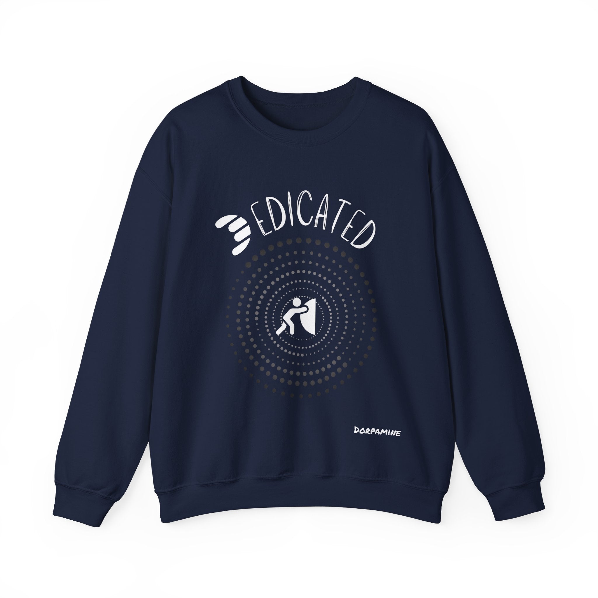 Dorpamine "D Words" Collection Dedicated Unisex Heavy Blend™ Crewneck Sweatshirt