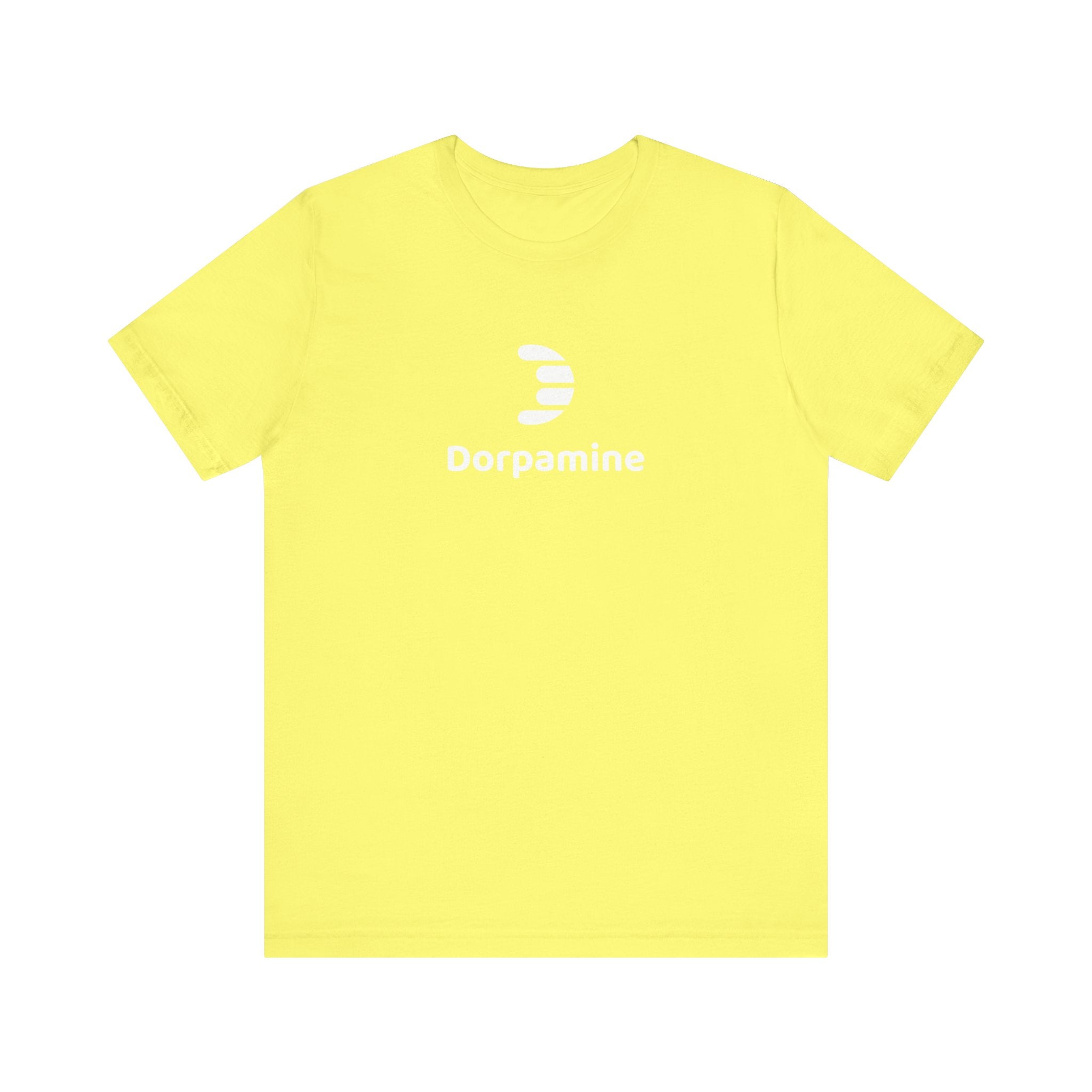Dorpamine Classic Full Logo White Unisex Jersey Short Sleeve Tee