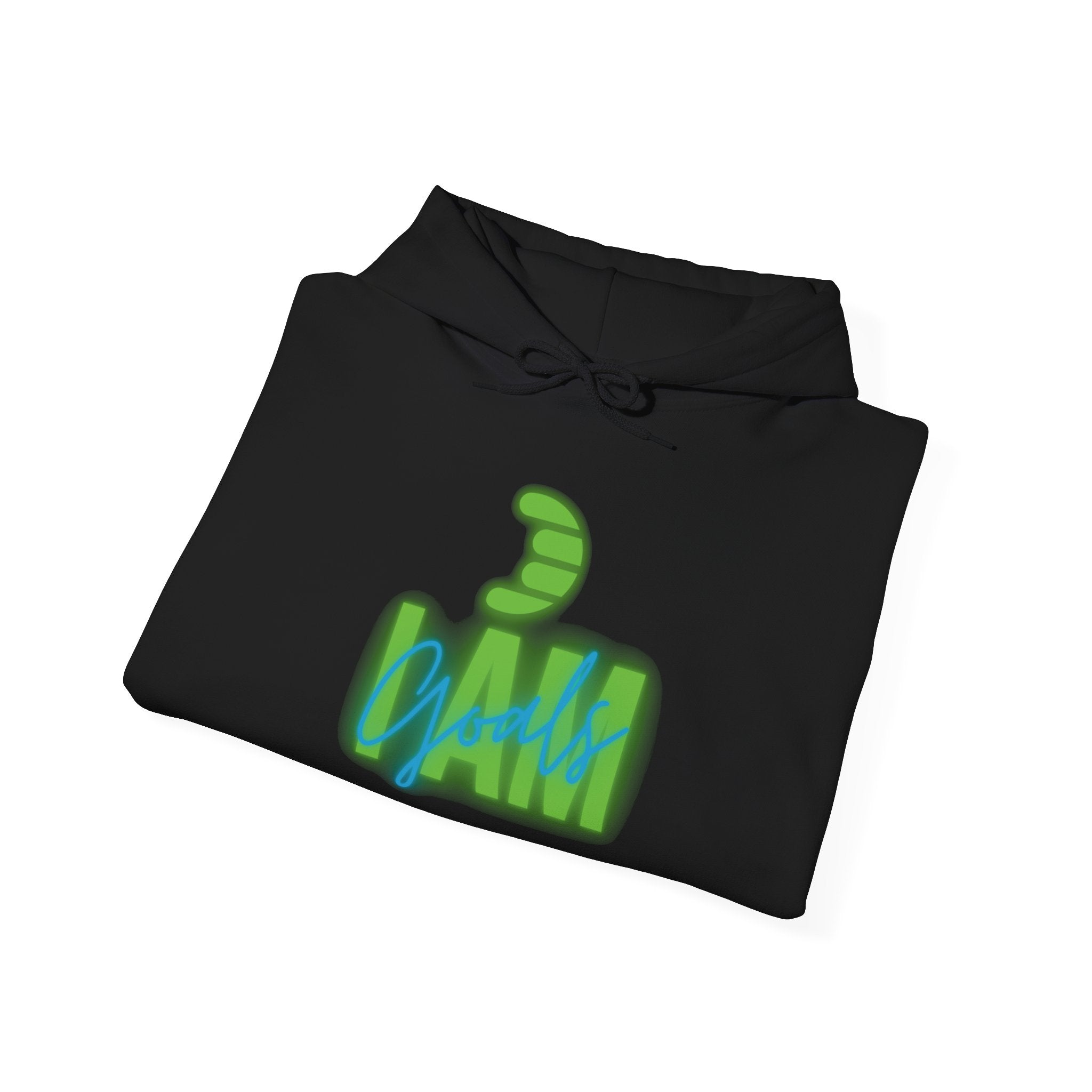 Dorpamine "I AM GOALS" Unisex Heavy Blend™ Hooded Sweatshirt