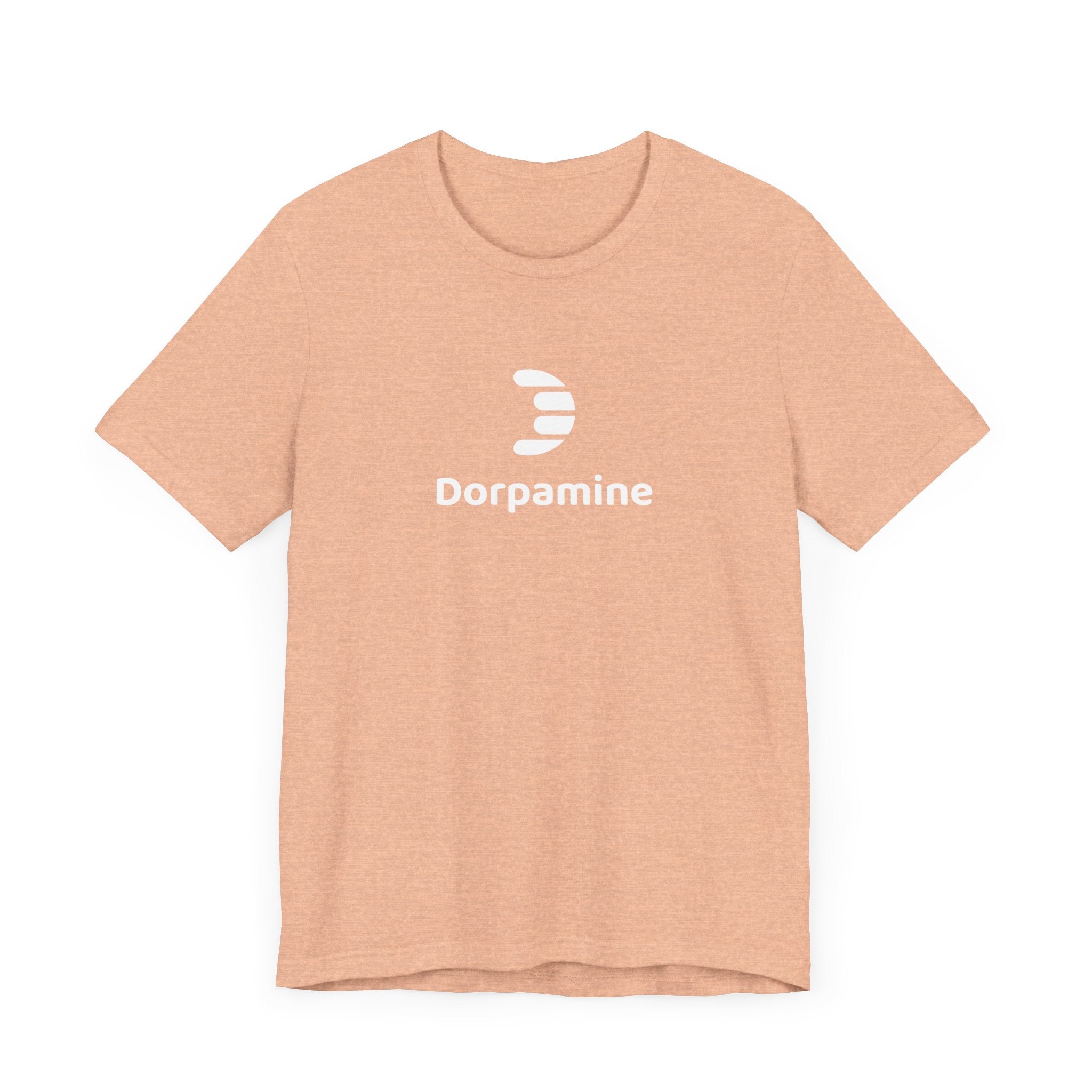 Dorpamine Classic Full Logo White Unisex Jersey Short Sleeve Tee