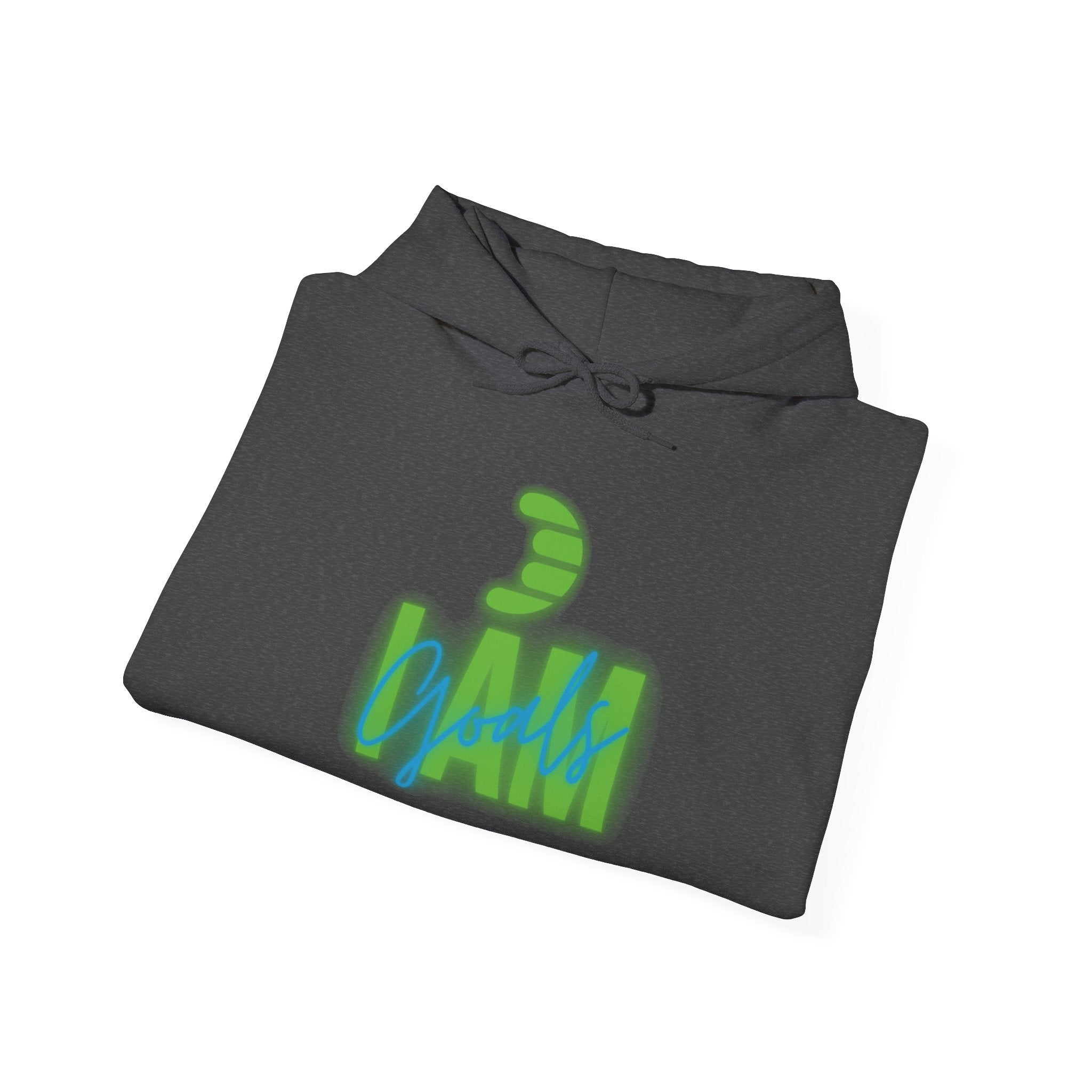 Dorpamine "I AM GOALS" Unisex Heavy Blend™ Hooded Sweatshirt