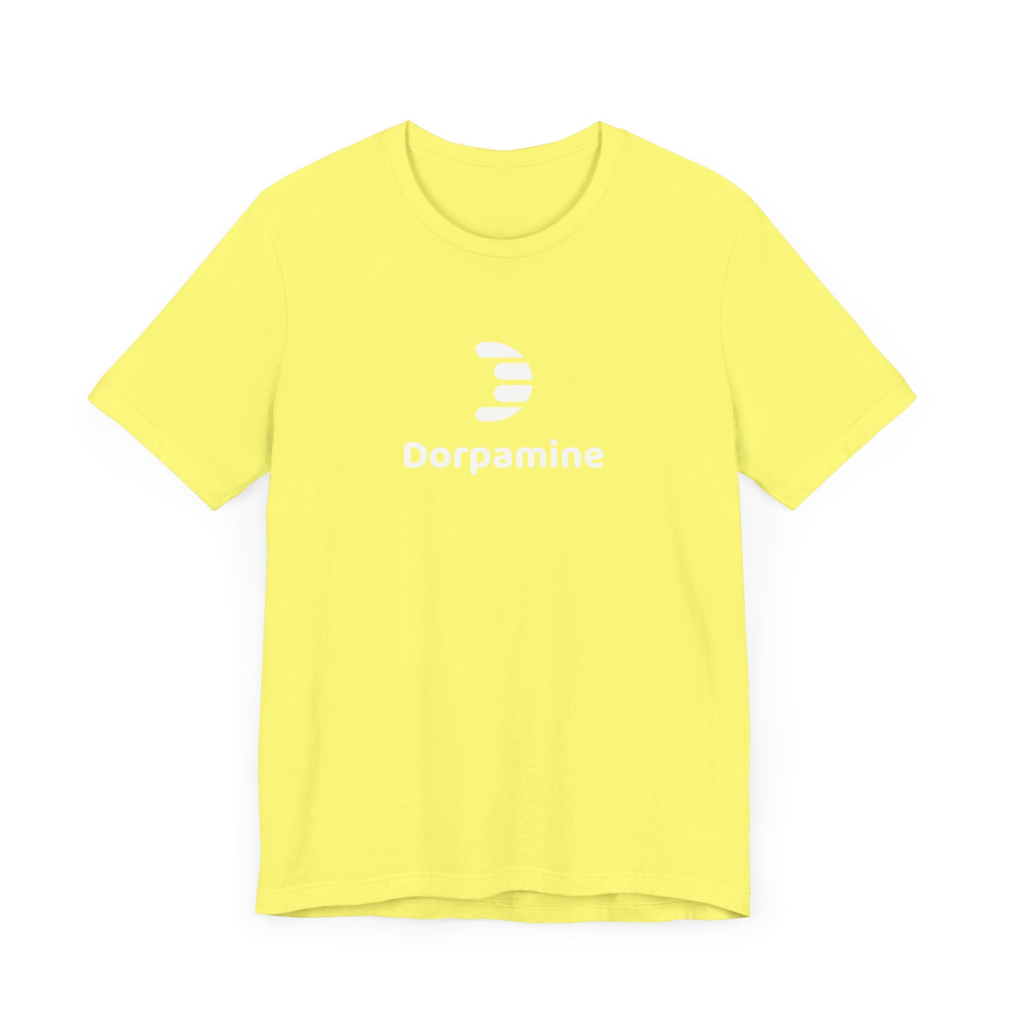 Dorpamine Classic Full Logo White Unisex Jersey Short Sleeve Tee