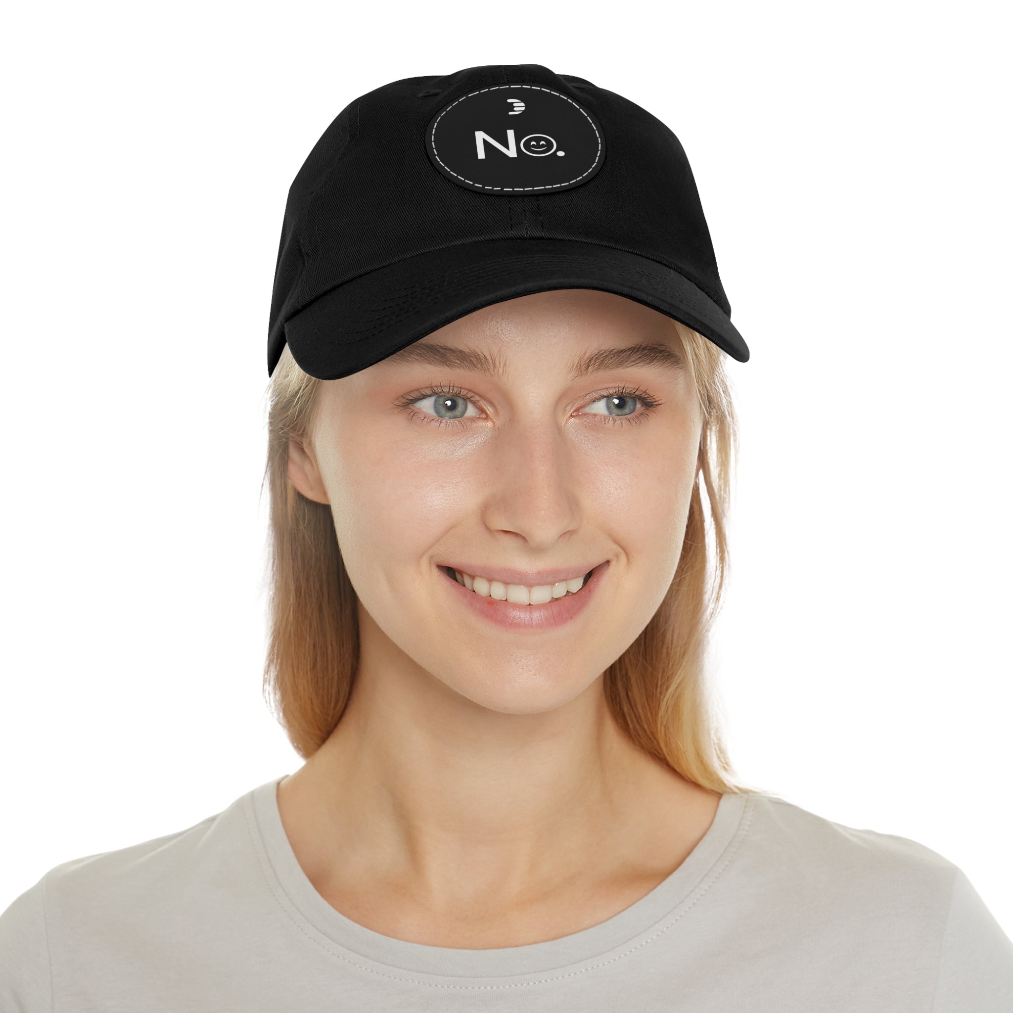 Dorpamine "No." Reclaiming Your Time Series Hat with Leather Patch (Round)