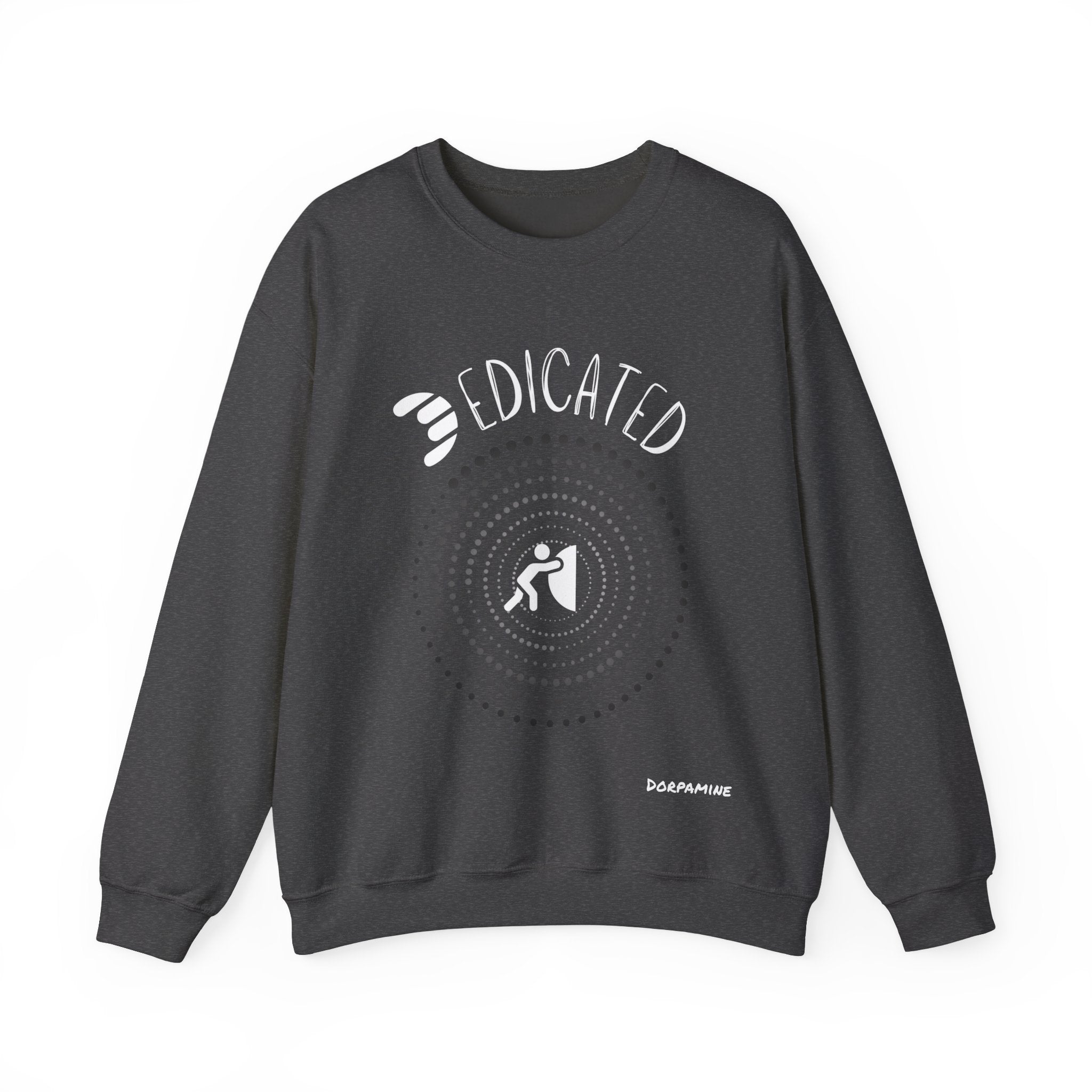 Dorpamine "D Words" Collection Dedicated Unisex Heavy Blend™ Crewneck Sweatshirt