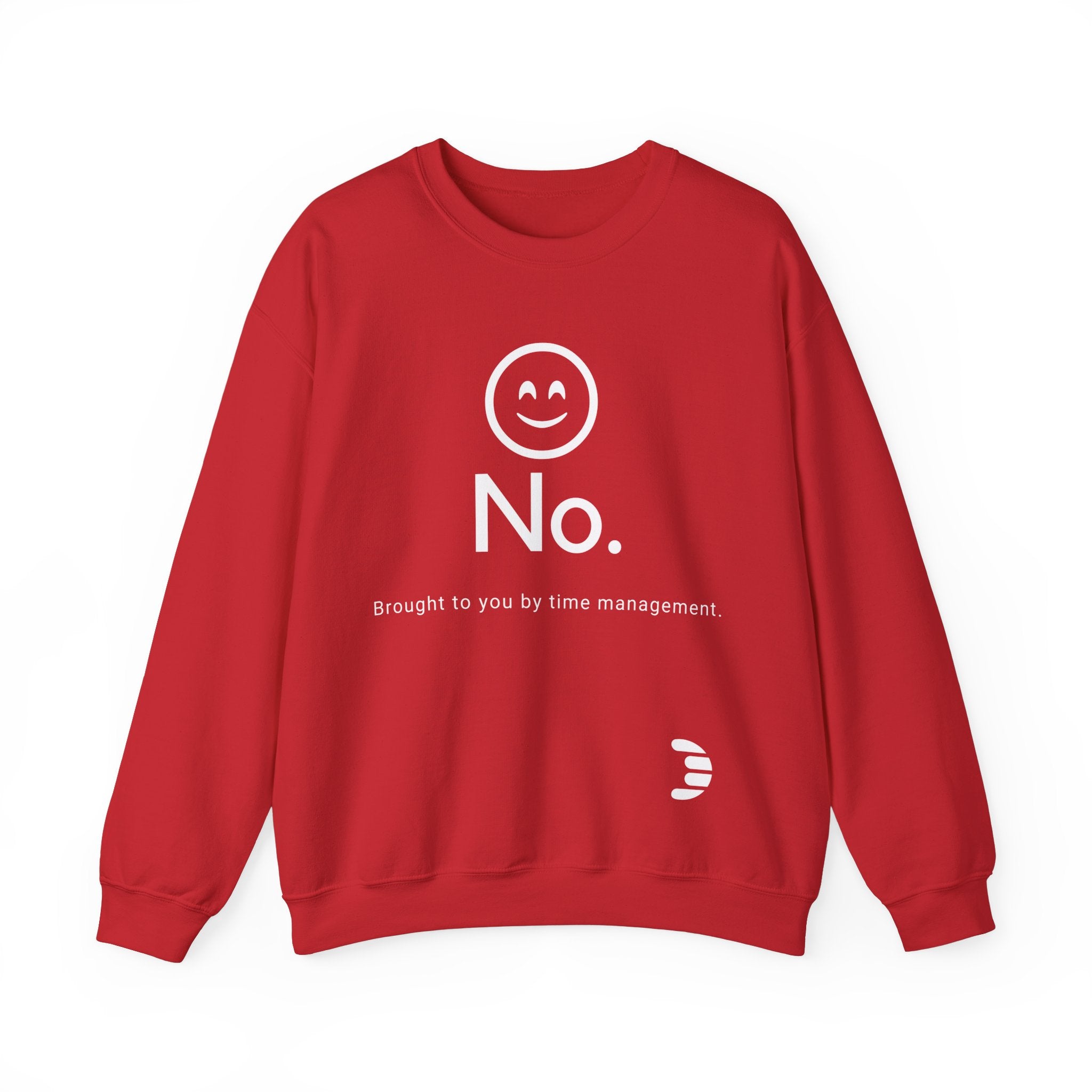 Dorpamine "No." Reclaiming Your Time Series White Text Unisex Heavy Blend™ Crewneck Sweatshirt