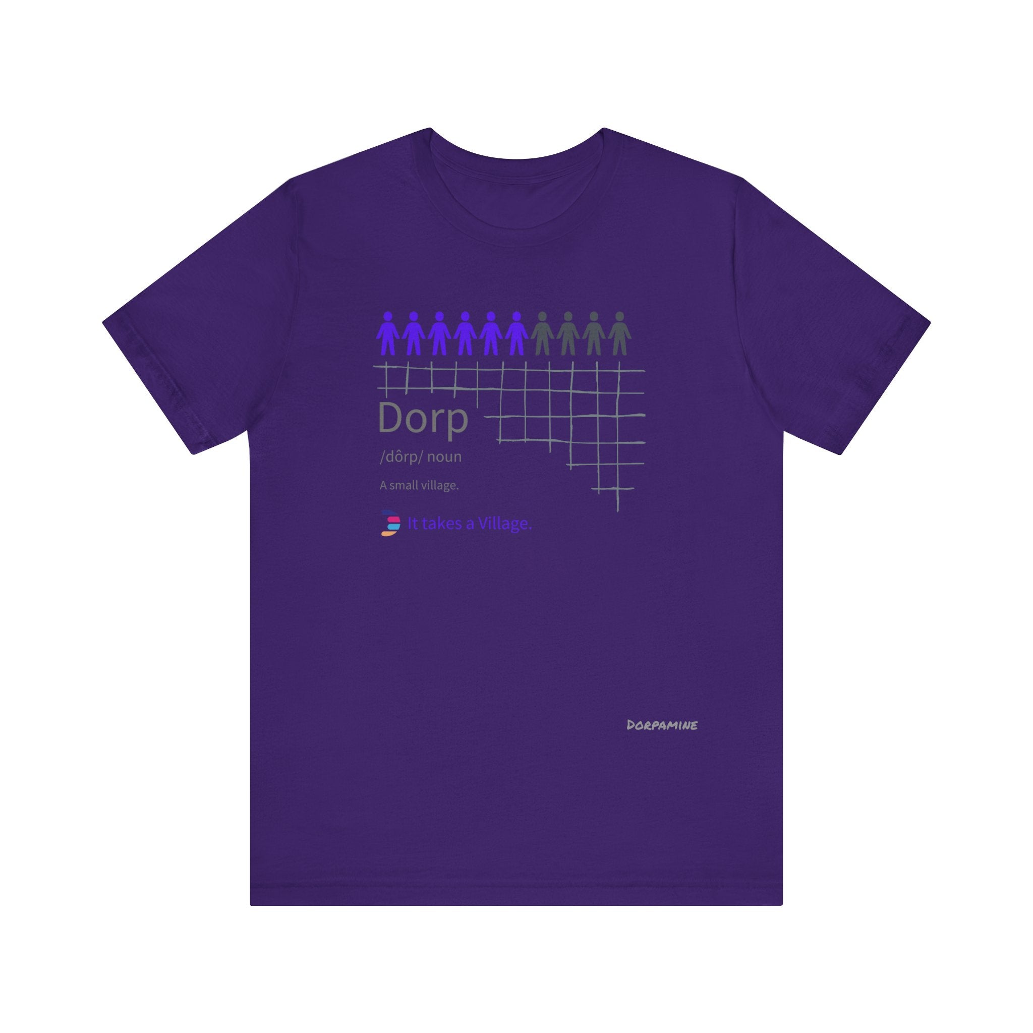 Dorpamine Dorp Definitions Unisex Jersey Short Sleeve Tee