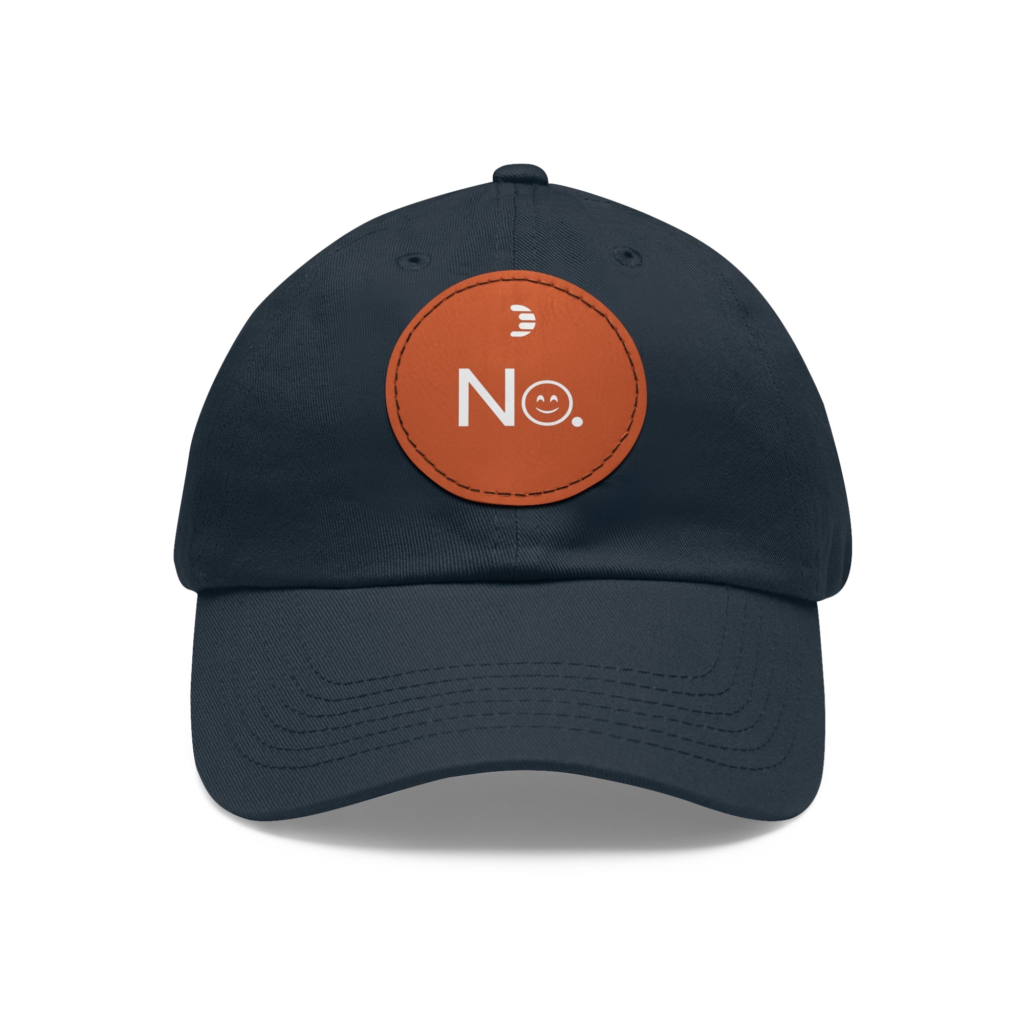 Dorpamine "No." Reclaiming Your Time Series Hat with Leather Patch (Round)