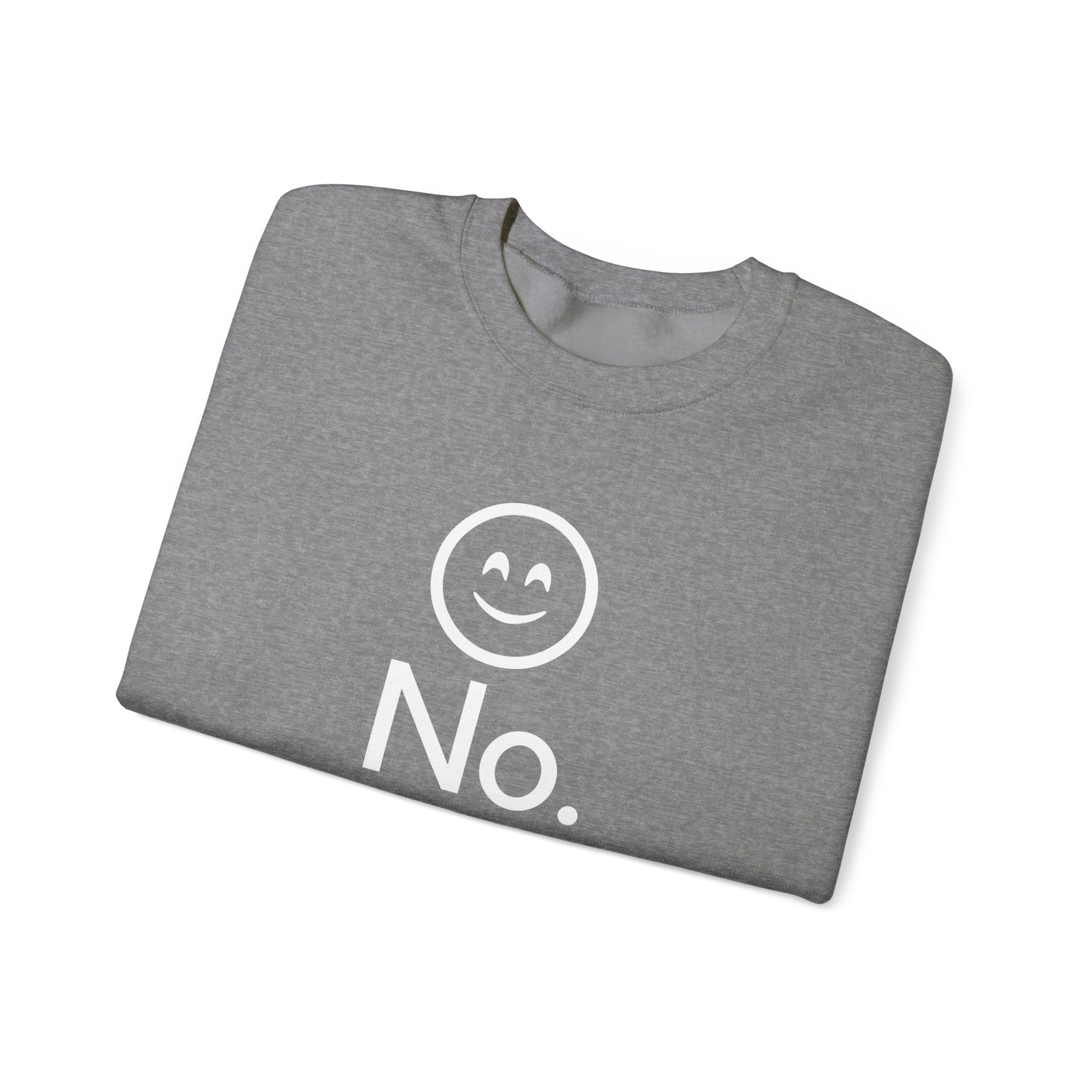 Dorpamine "No." Reclaiming Your Time Series White Text Unisex Heavy Blend™ Crewneck Sweatshirt
