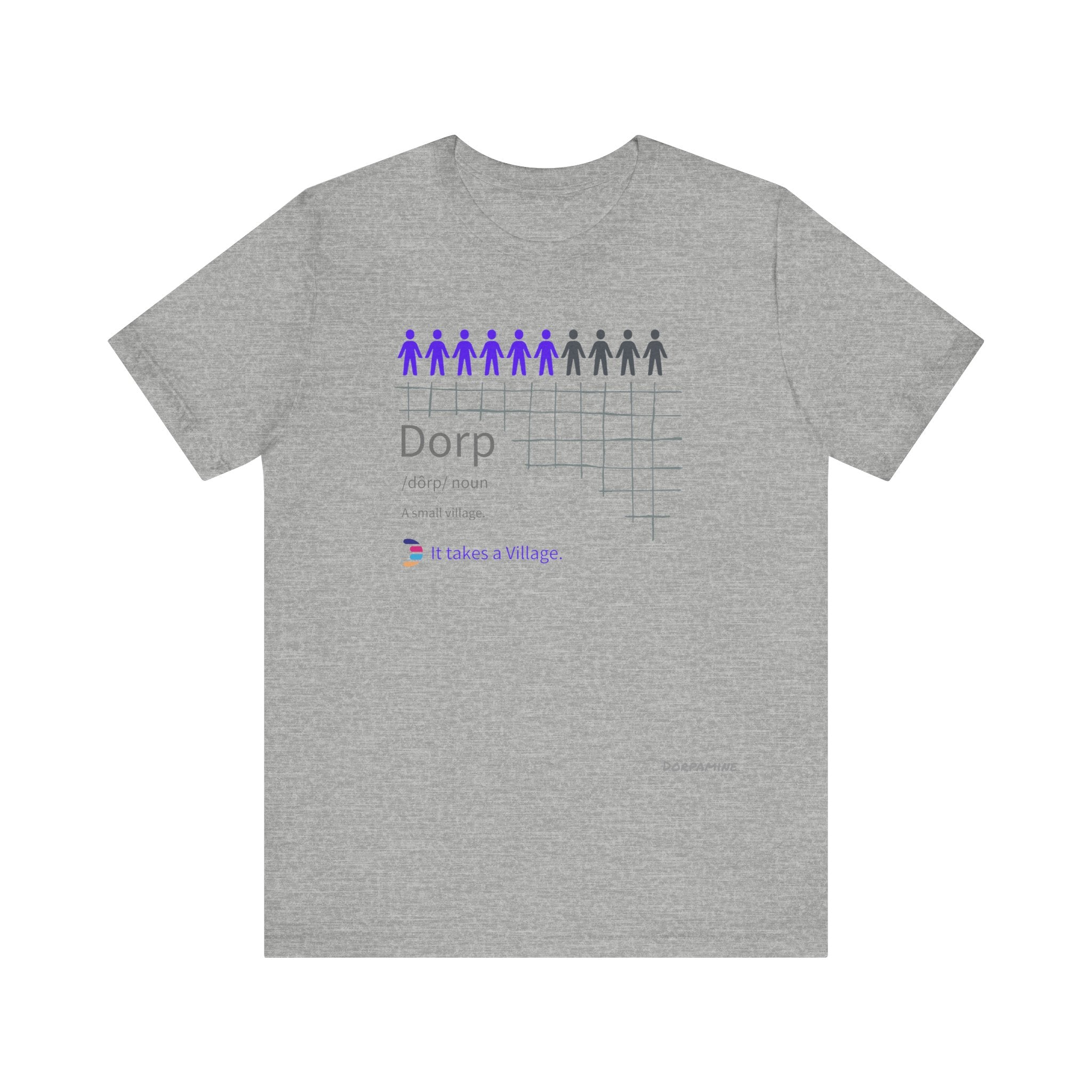 Dorpamine Dorp Definitions Unisex Jersey Short Sleeve Tee