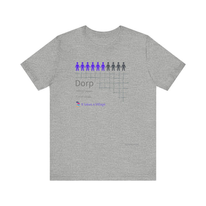 Dorpamine Dorp Definitions Unisex Jersey Short Sleeve Tee