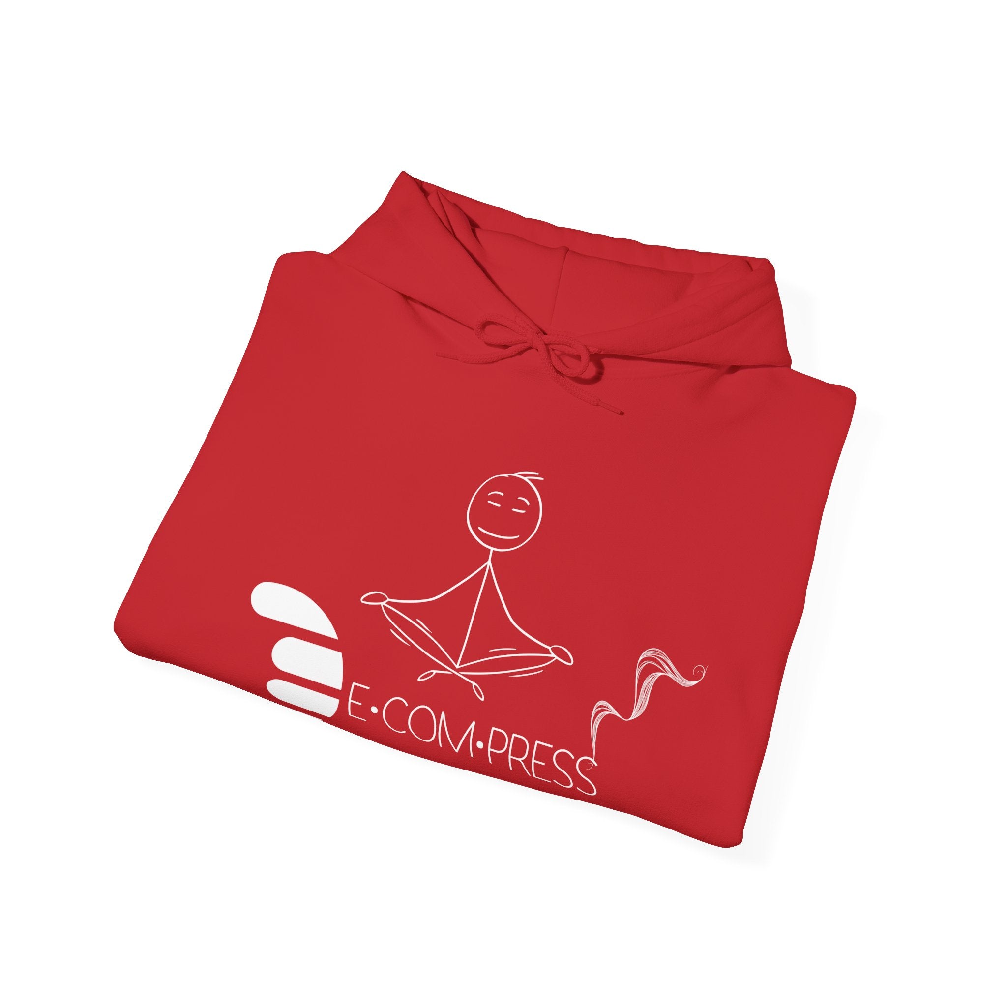 Dorpamine "D Words" Collection Decompress White Unisex Heavy Blend™ Hooded Sweatshirt