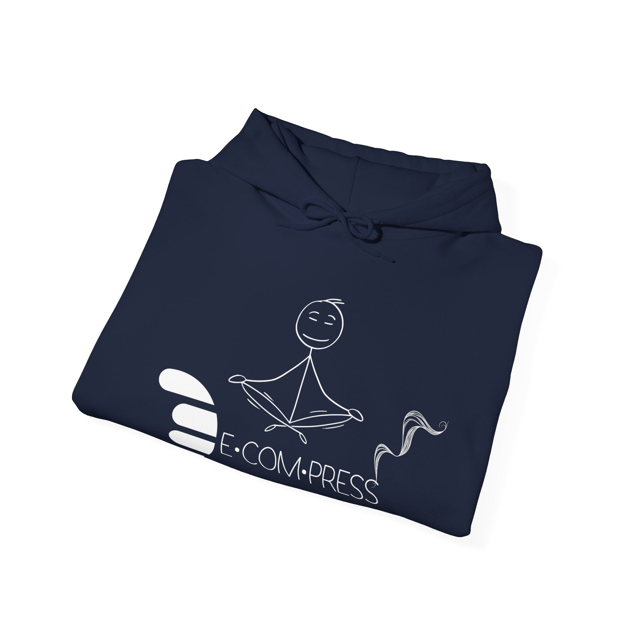 Dorpamine "D Words" Collection Decompress White Unisex Heavy Blend™ Hooded Sweatshirt