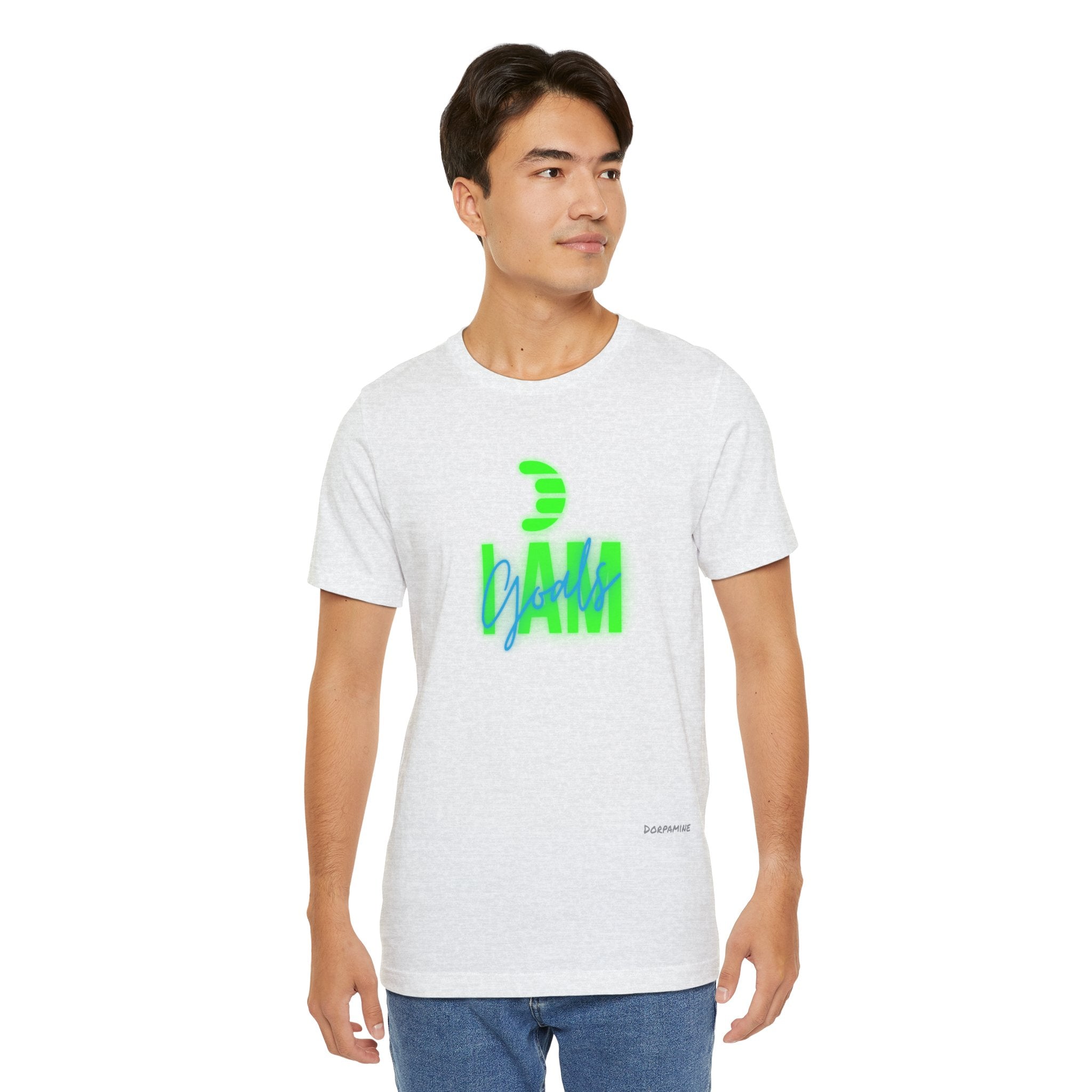 Dorpamine "I AM GOALS" Unisex Jersey Short Sleeve Tee