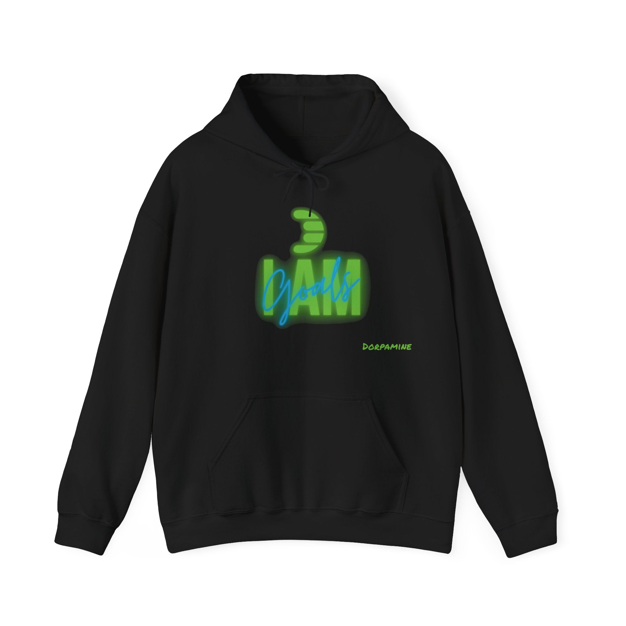 Dorpamine "I AM GOALS" Unisex Heavy Blend™ Hooded Sweatshirt