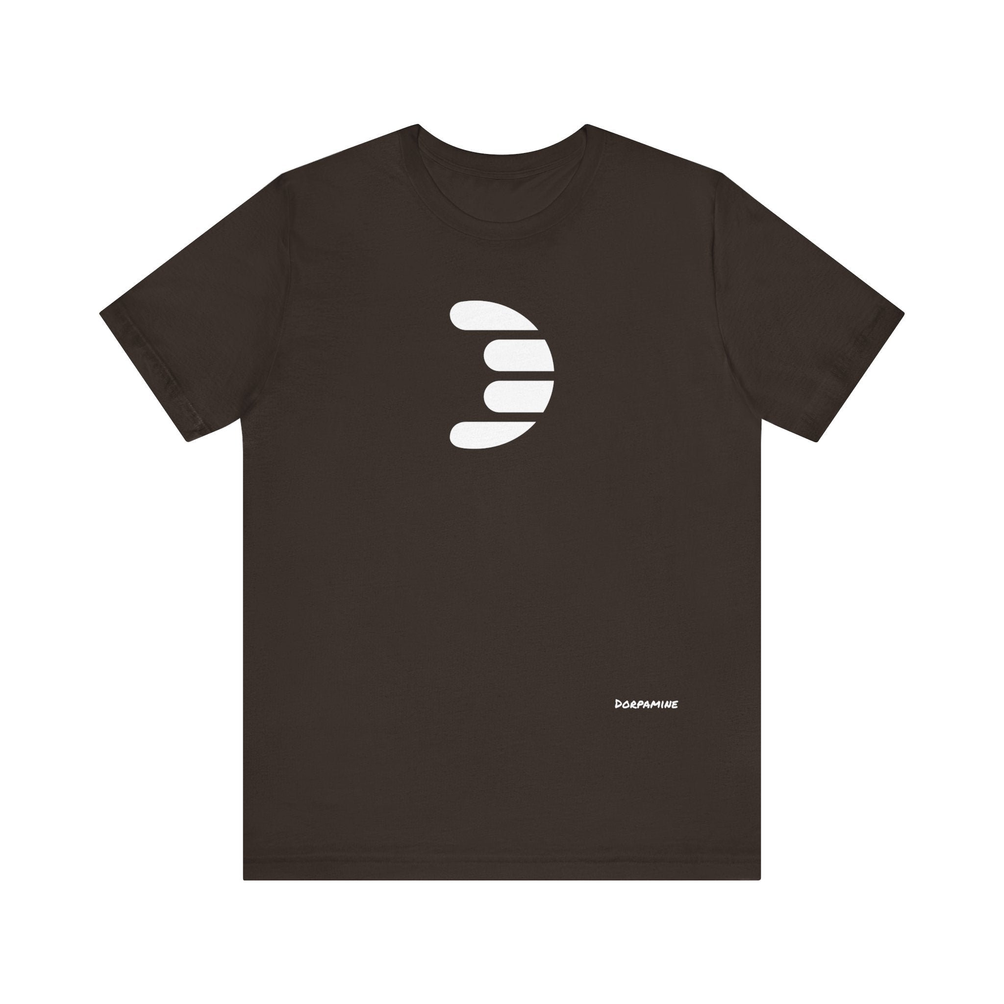 Dorpamine Classic Logo White Unisex Jersey Short Sleeve Tee