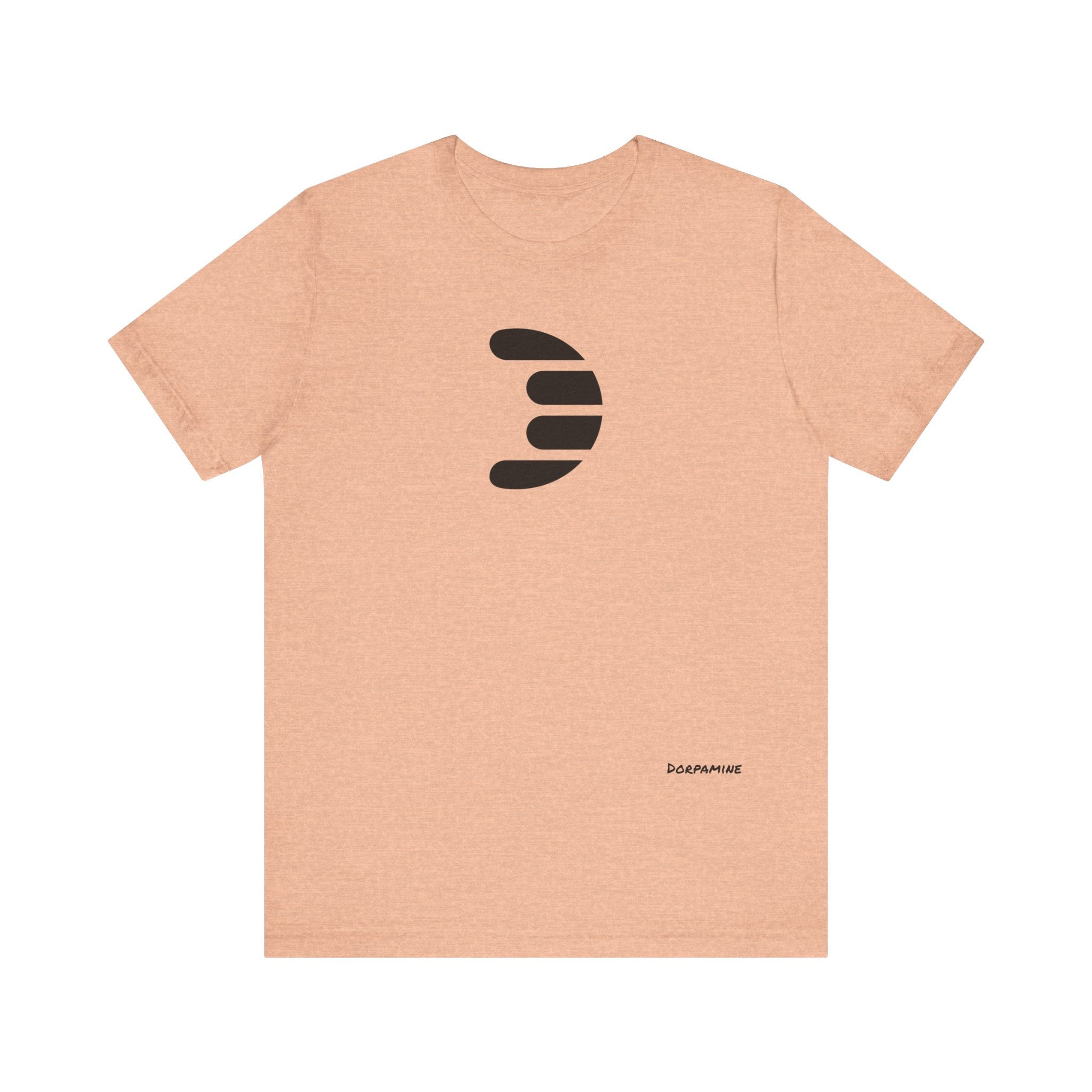 Dorpamine Classic Logo Black Unisex Jersey Short Sleeve Tee
