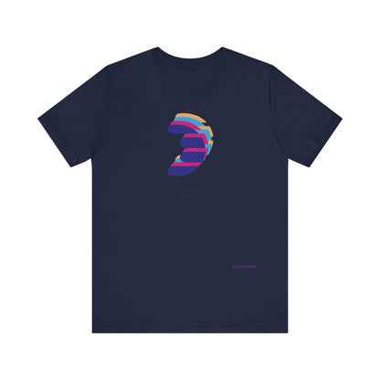 Dorpamine Double Vision (In Collaboration with Quincy Woodard) Unisex Jersey Short Sleeve Tee
