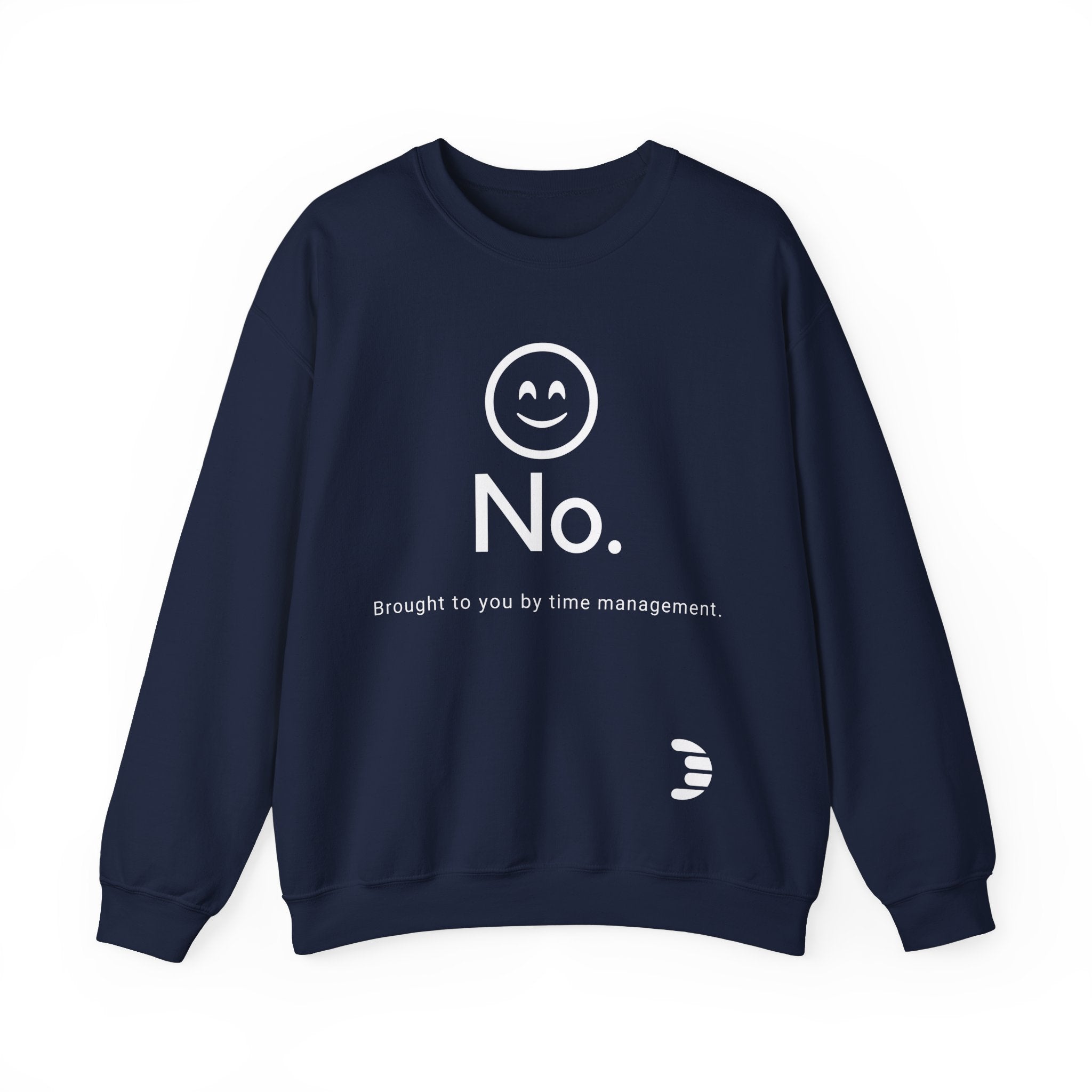 Dorpamine "No." Reclaiming Your Time Series White Text Unisex Heavy Blend™ Crewneck Sweatshirt