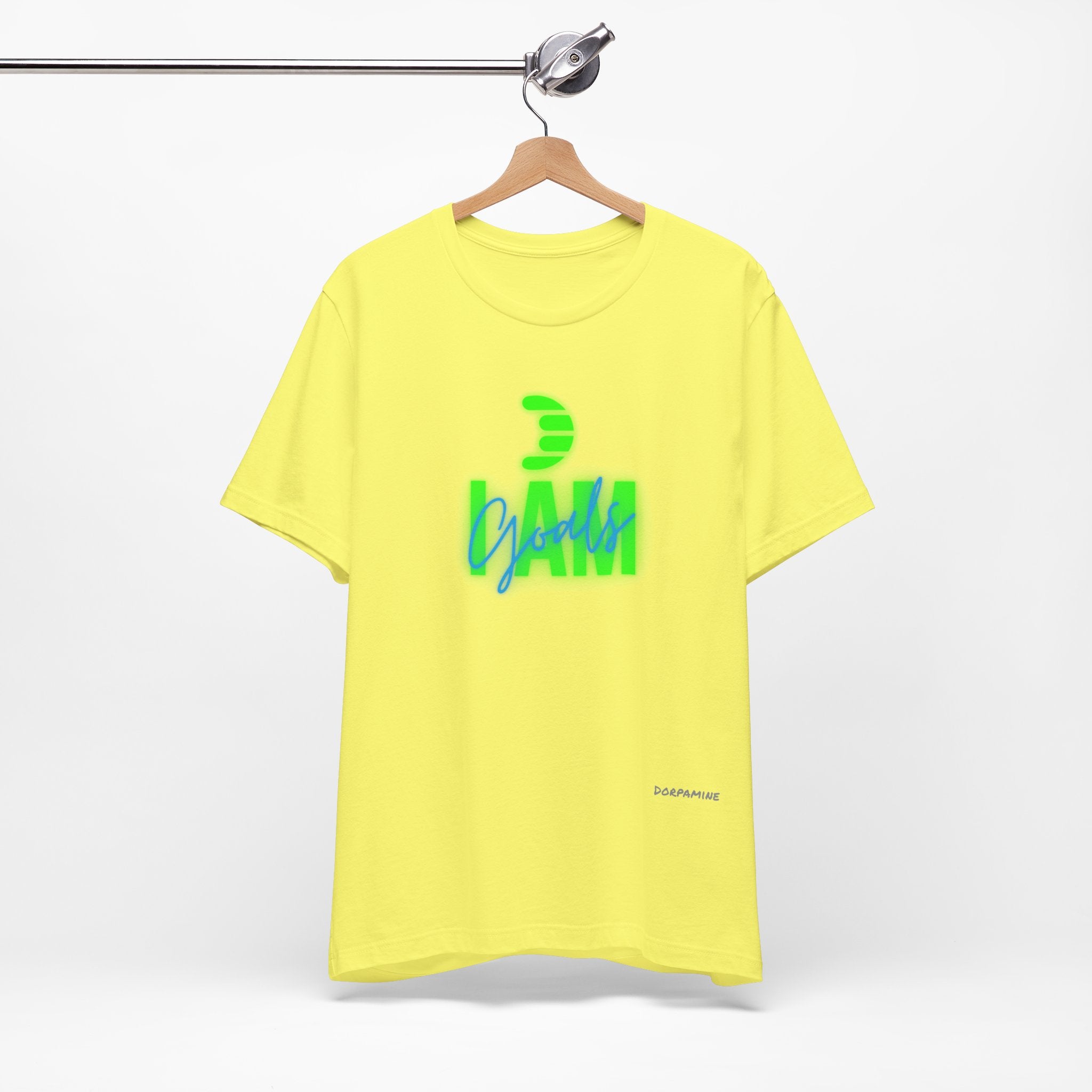 Dorpamine "I AM GOALS" Unisex Jersey Short Sleeve Tee