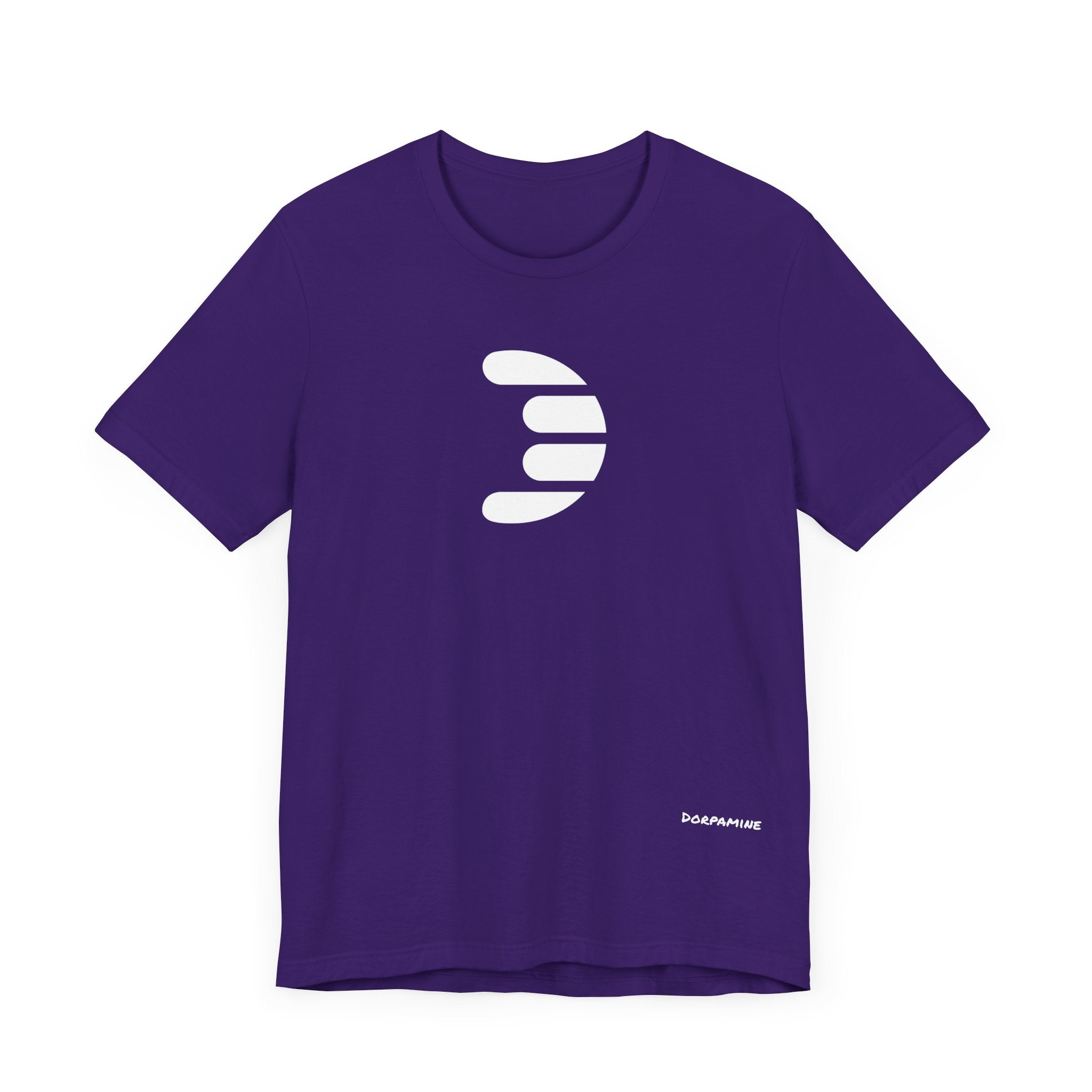 Dorpamine Classic Logo White Unisex Jersey Short Sleeve Tee