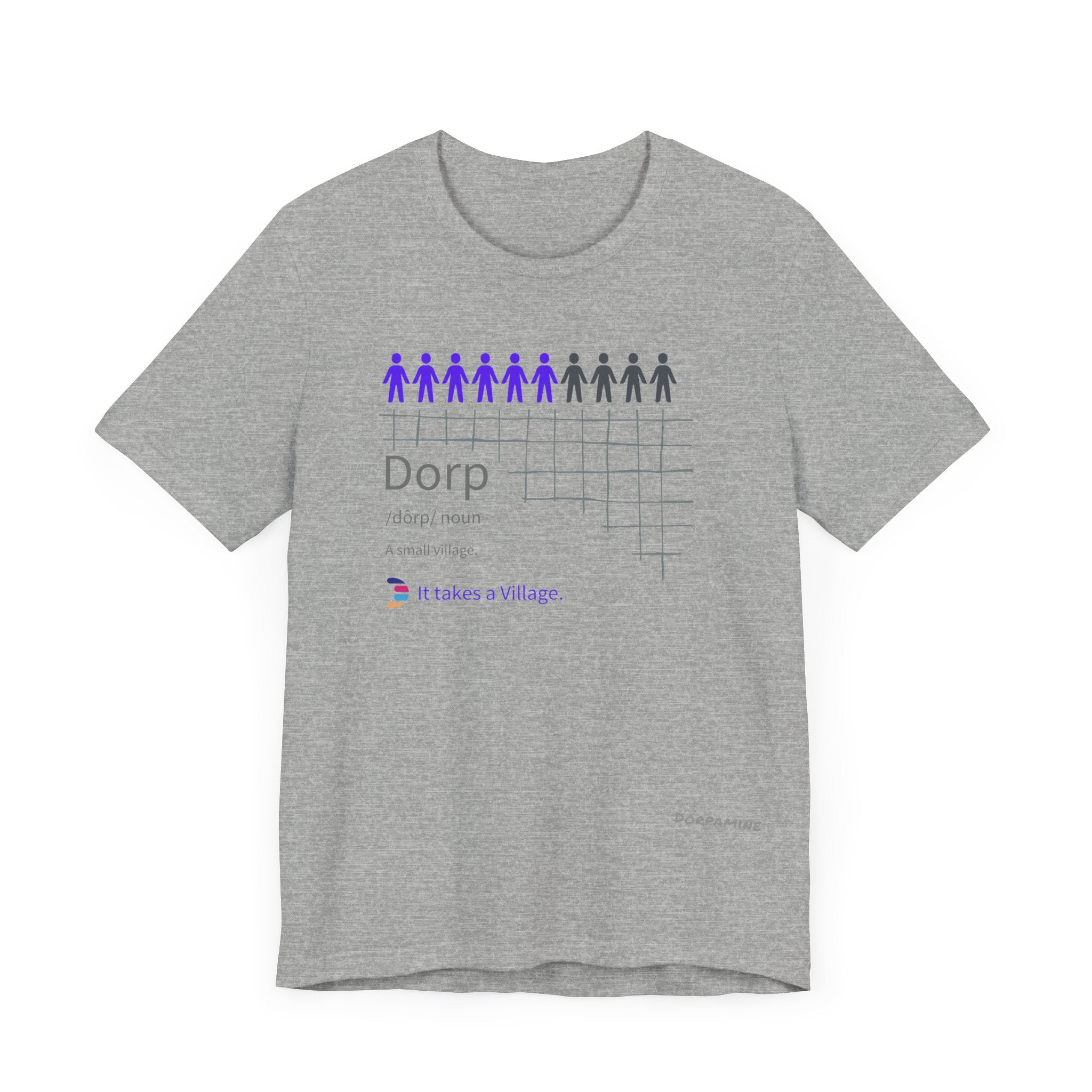Dorpamine Dorp Definitions Unisex Jersey Short Sleeve Tee