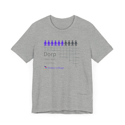 Dorpamine Dorp Definitions Unisex Jersey Short Sleeve Tee