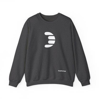 Dorpamine Classic White Logo Unisex Heavy Blend™ Crewneck Sweatshirt