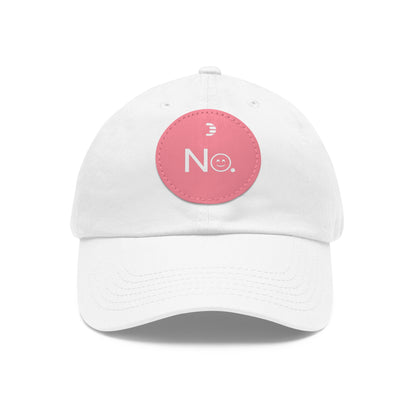 Dorpamine "No." Reclaiming Your Time Series Hat with Leather Patch (Round)