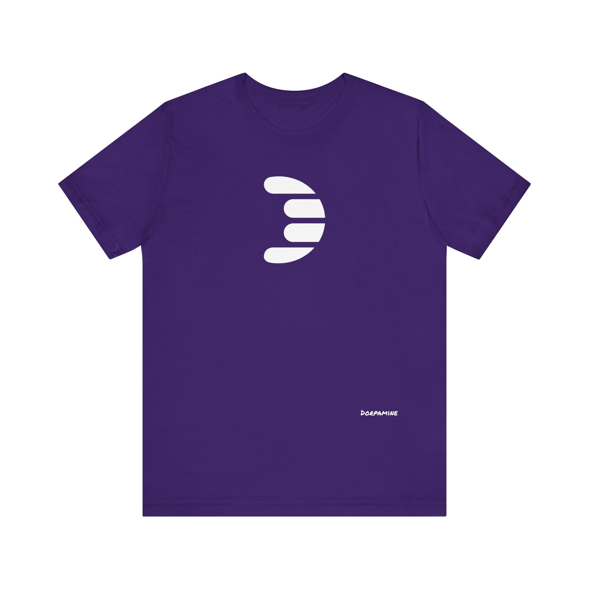 Dorpamine Classic Logo White Unisex Jersey Short Sleeve Tee