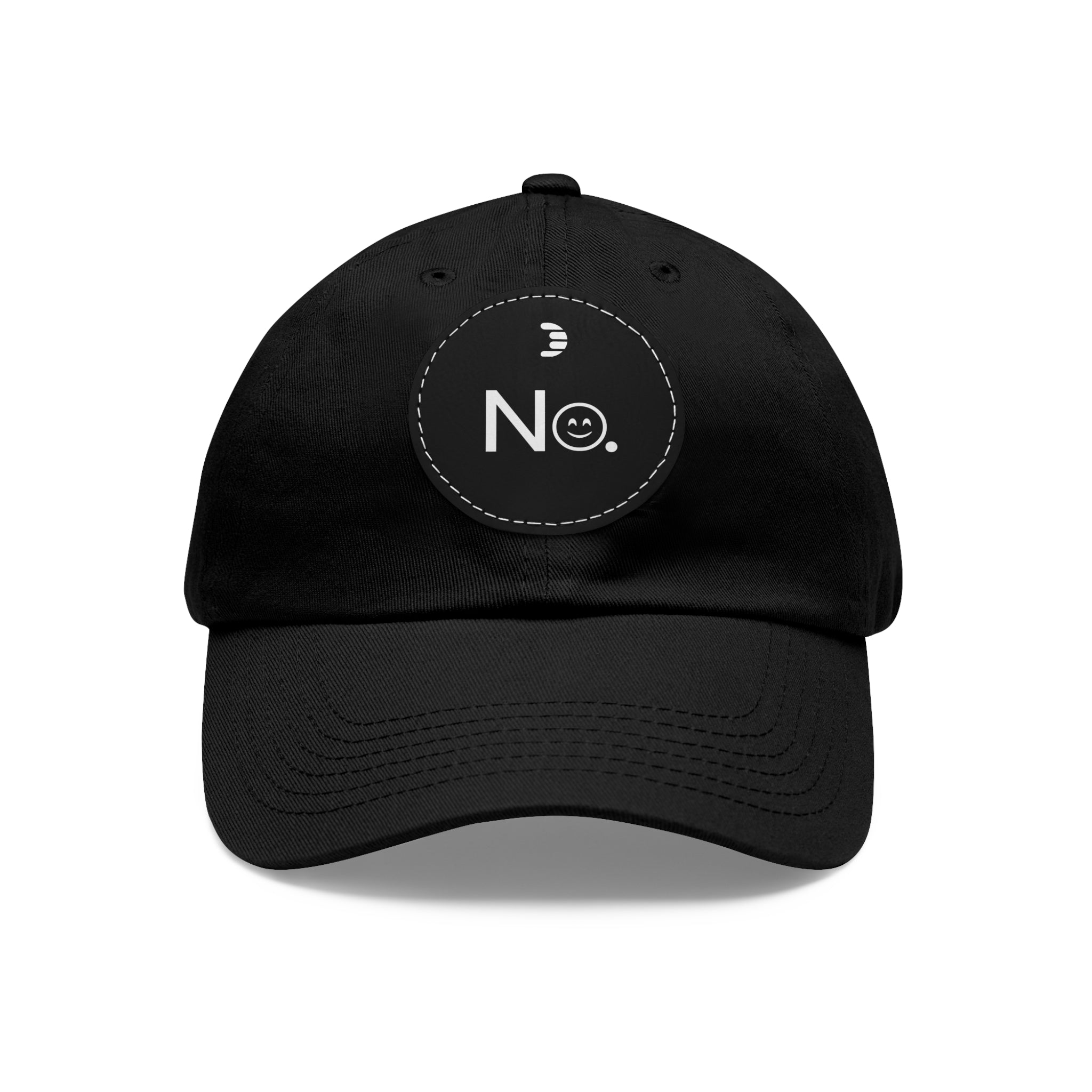 Dorpamine "No." Reclaiming Your Time Series Hat with Leather Patch (Round)