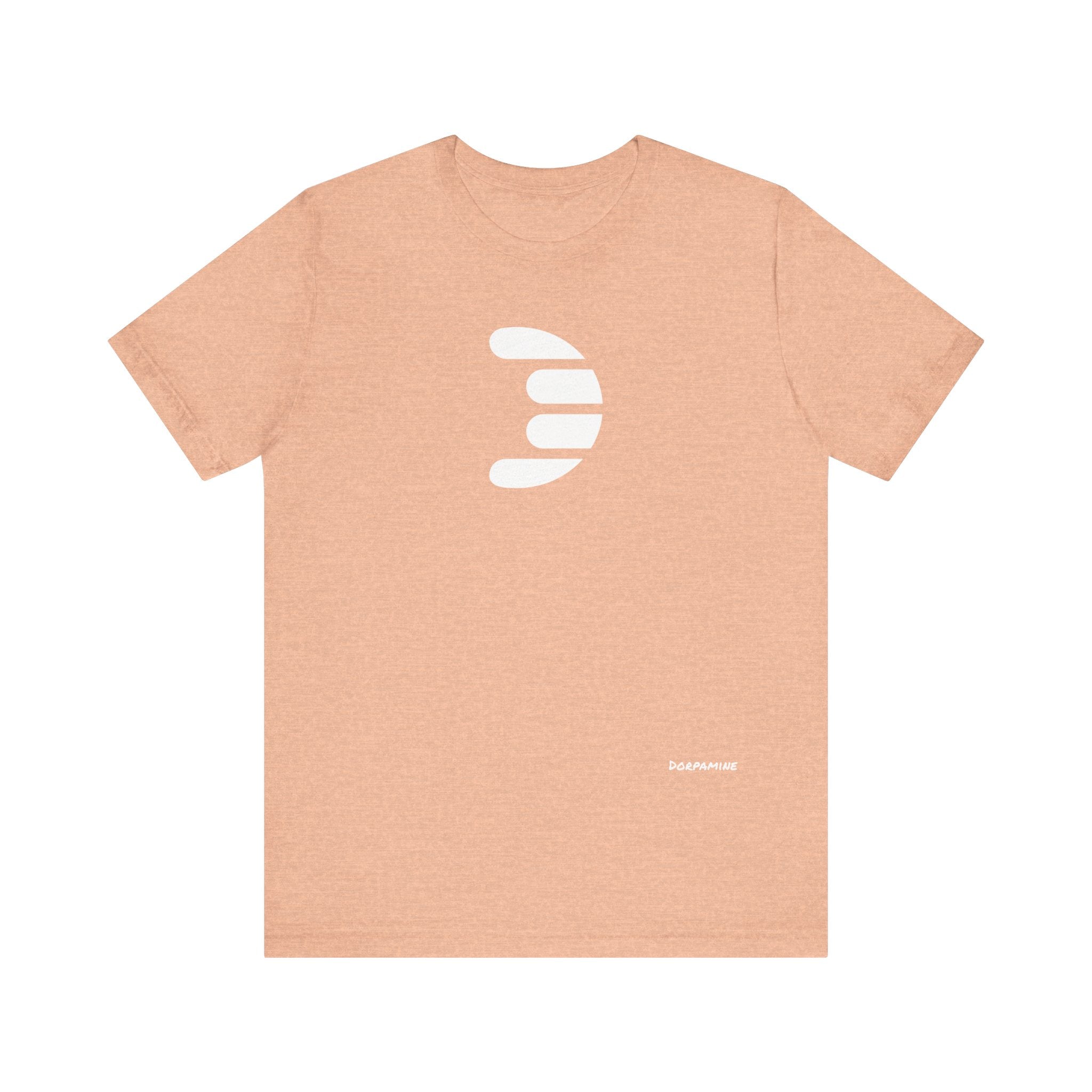 Dorpamine Classic Logo White Unisex Jersey Short Sleeve Tee