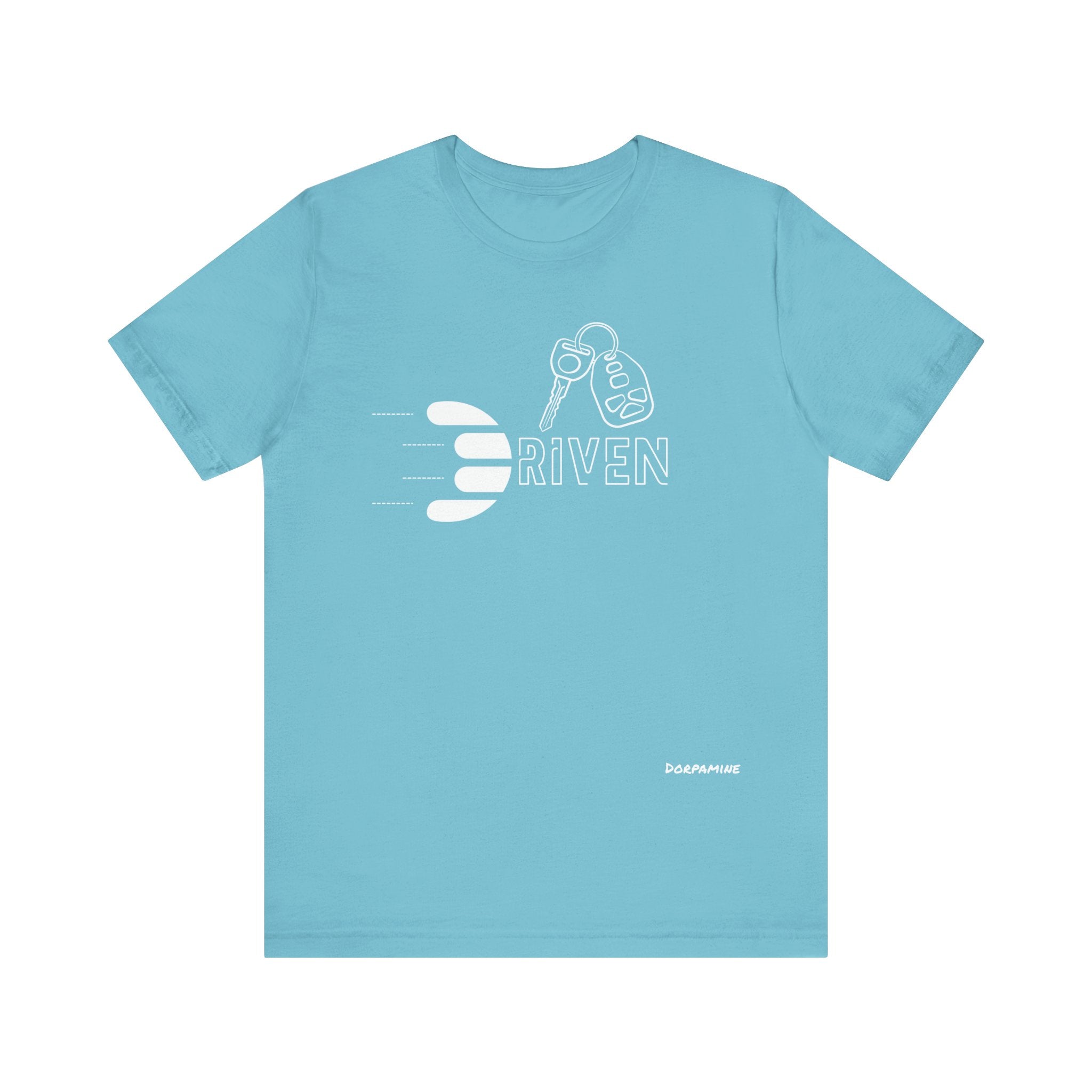 Dorpamine Driven White (D-Words Collection) Unisex Jersey Short Sleeve Tee