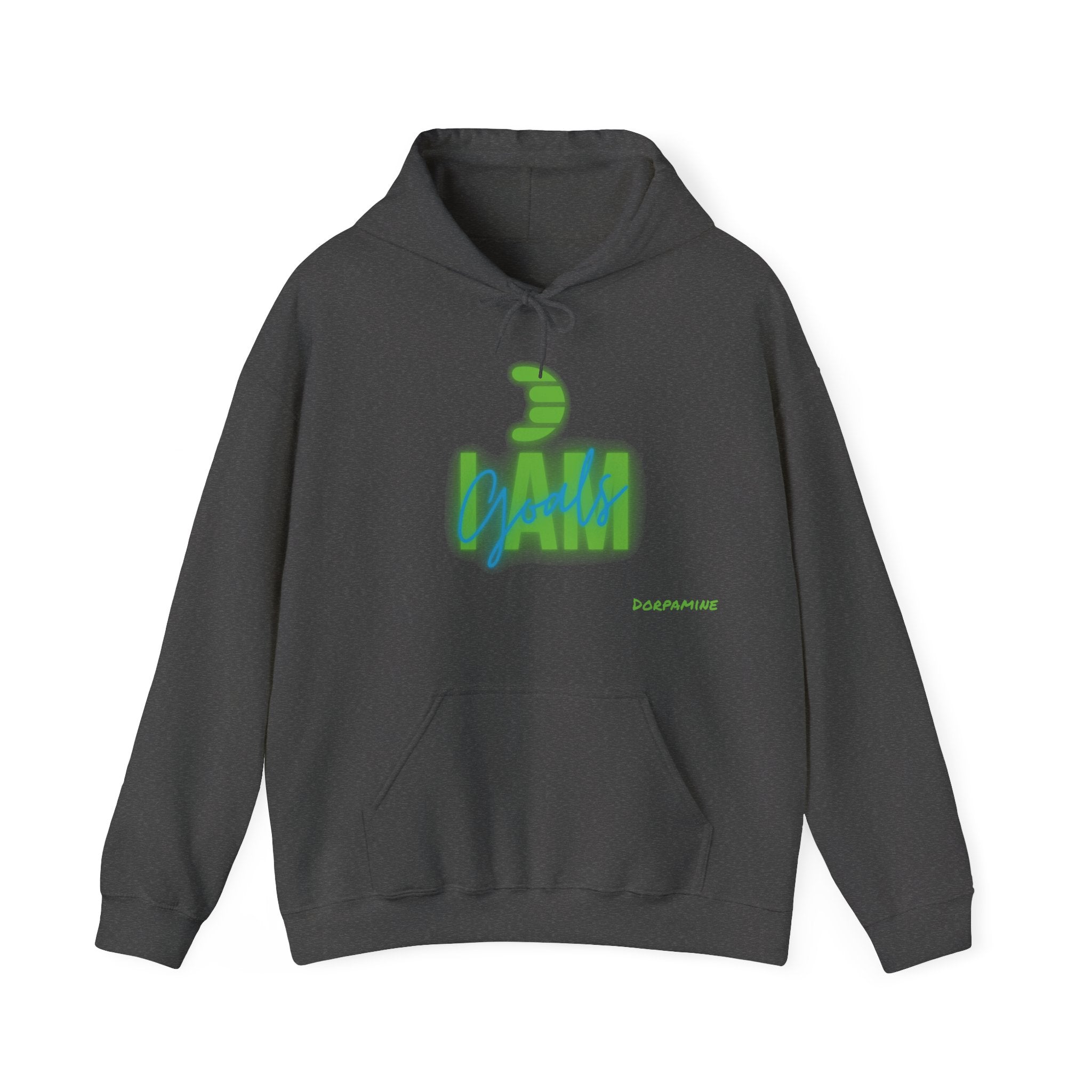 Dorpamine "I AM GOALS" Unisex Heavy Blend™ Hooded Sweatshirt