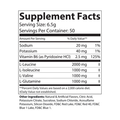 Dorpamine Vitality BCAA Supplement Grape