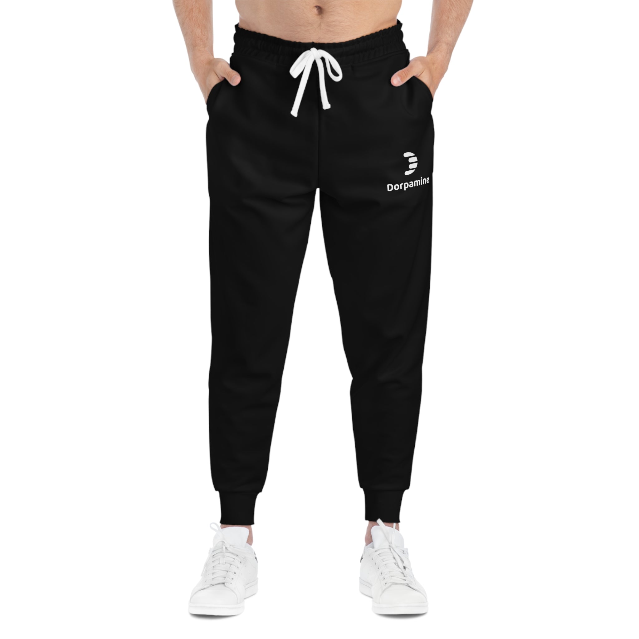 Dorpamine Classic Black Unisex Athletic Joggers