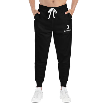 Dorpamine Classic Black Unisex Athletic Joggers