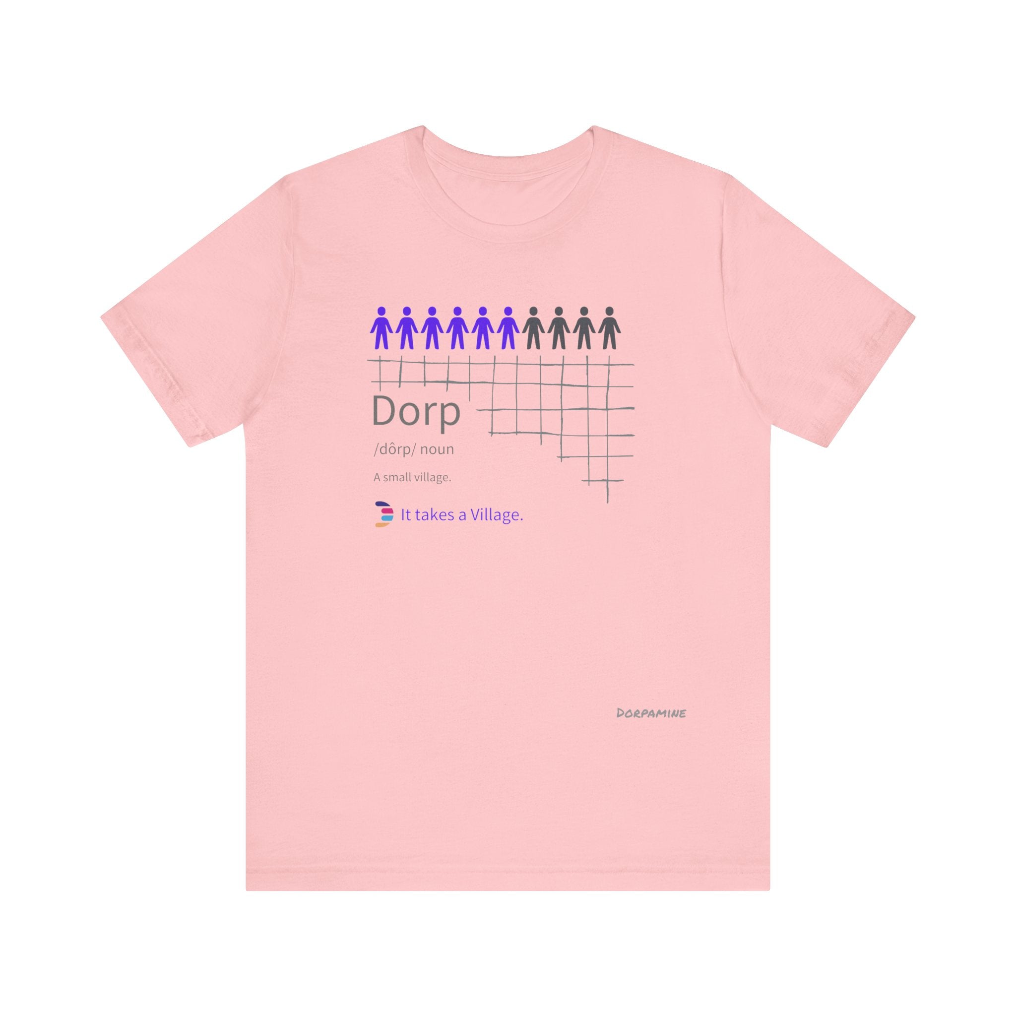 Dorpamine Dorp Definitions Unisex Jersey Short Sleeve Tee