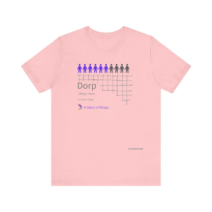 Dorpamine Dorp Definitions Unisex Jersey Short Sleeve Tee
