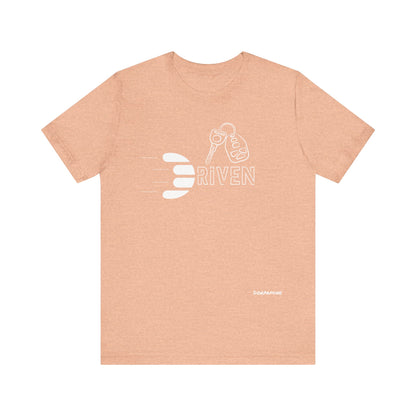 Dorpamine Driven White (D-Words Collection) Unisex Jersey Short Sleeve Tee