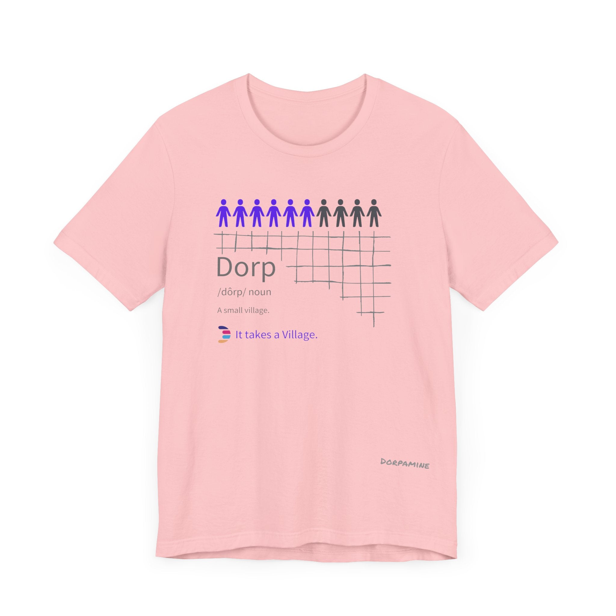 Dorpamine Dorp Definitions Unisex Jersey Short Sleeve Tee