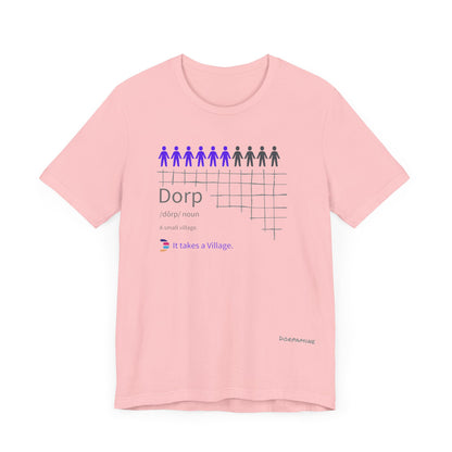 Dorpamine Dorp Definitions Unisex Jersey Short Sleeve Tee