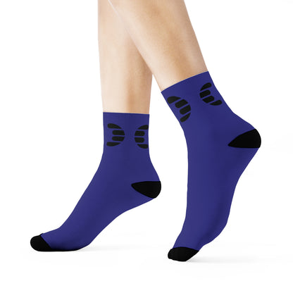Dorpamine Hermes Purple Crew Socks