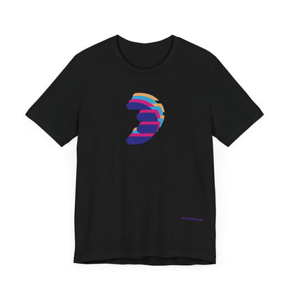 Dorpamine Double Vision (In Collaboration with Quincy Woodard) Unisex Jersey Short Sleeve Tee