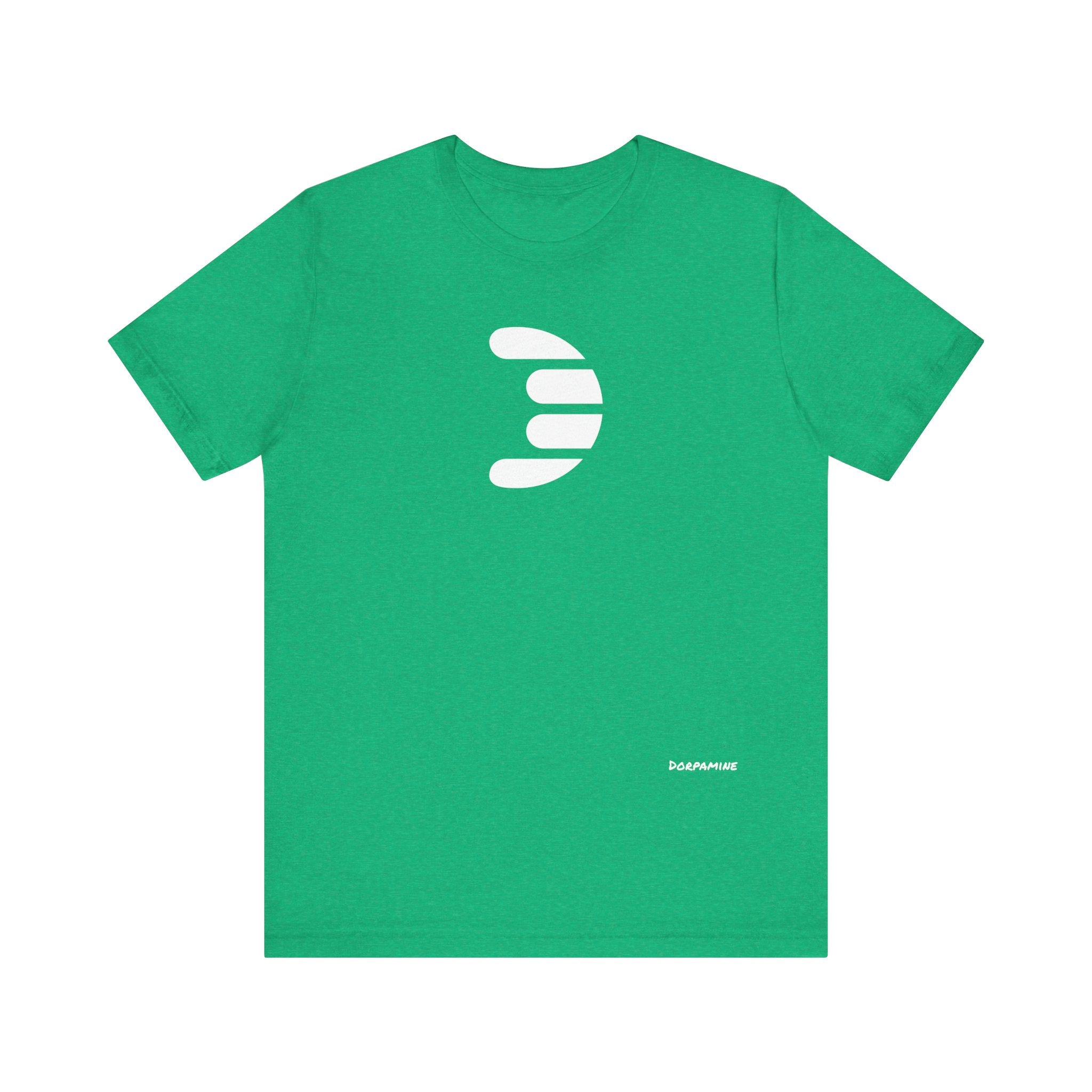 Dorpamine Classic Logo White Unisex Jersey Short Sleeve Tee