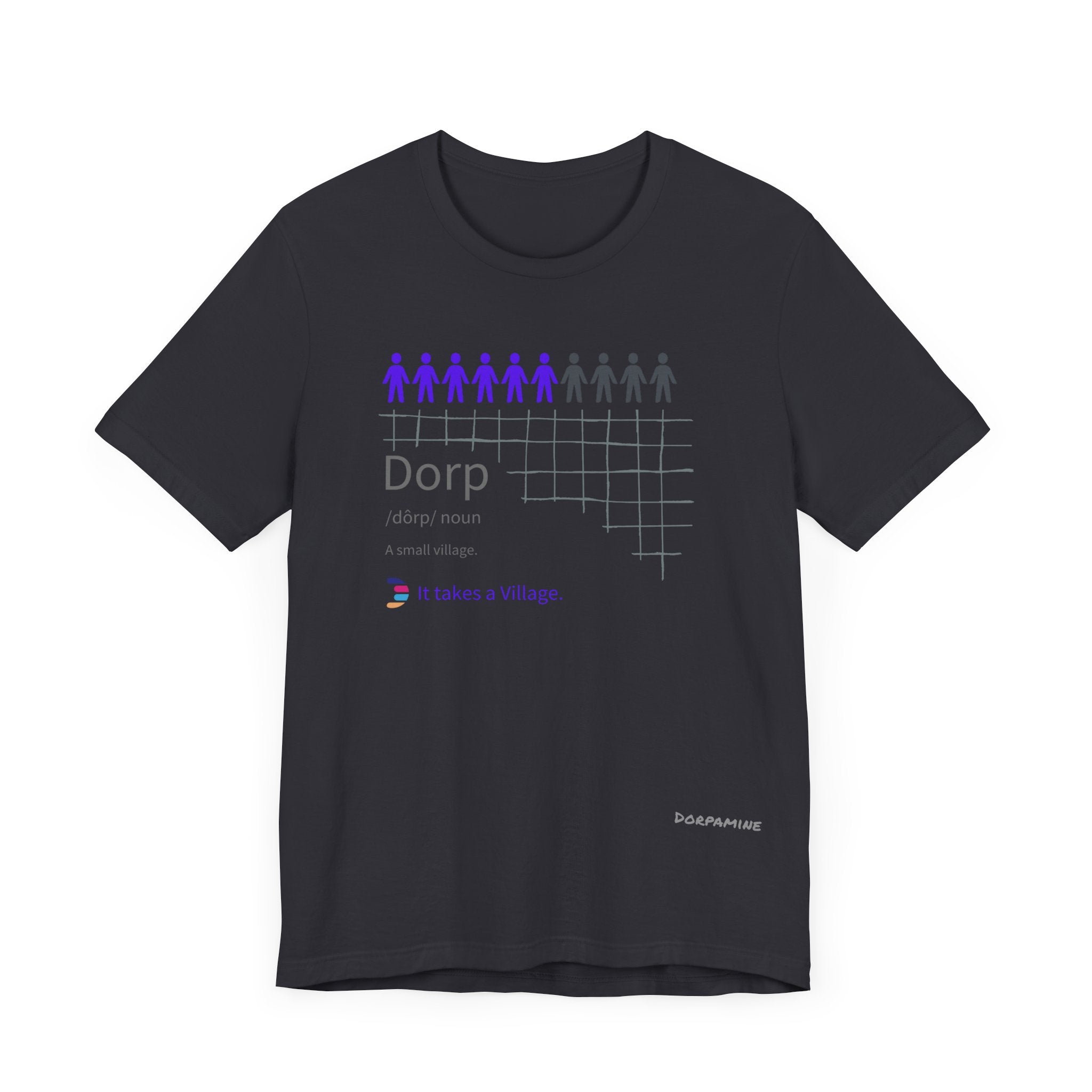 Dorpamine Dorp Definitions Unisex Jersey Short Sleeve Tee