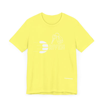 Dorpamine Driven White (D-Words Collection) Unisex Jersey Short Sleeve Tee